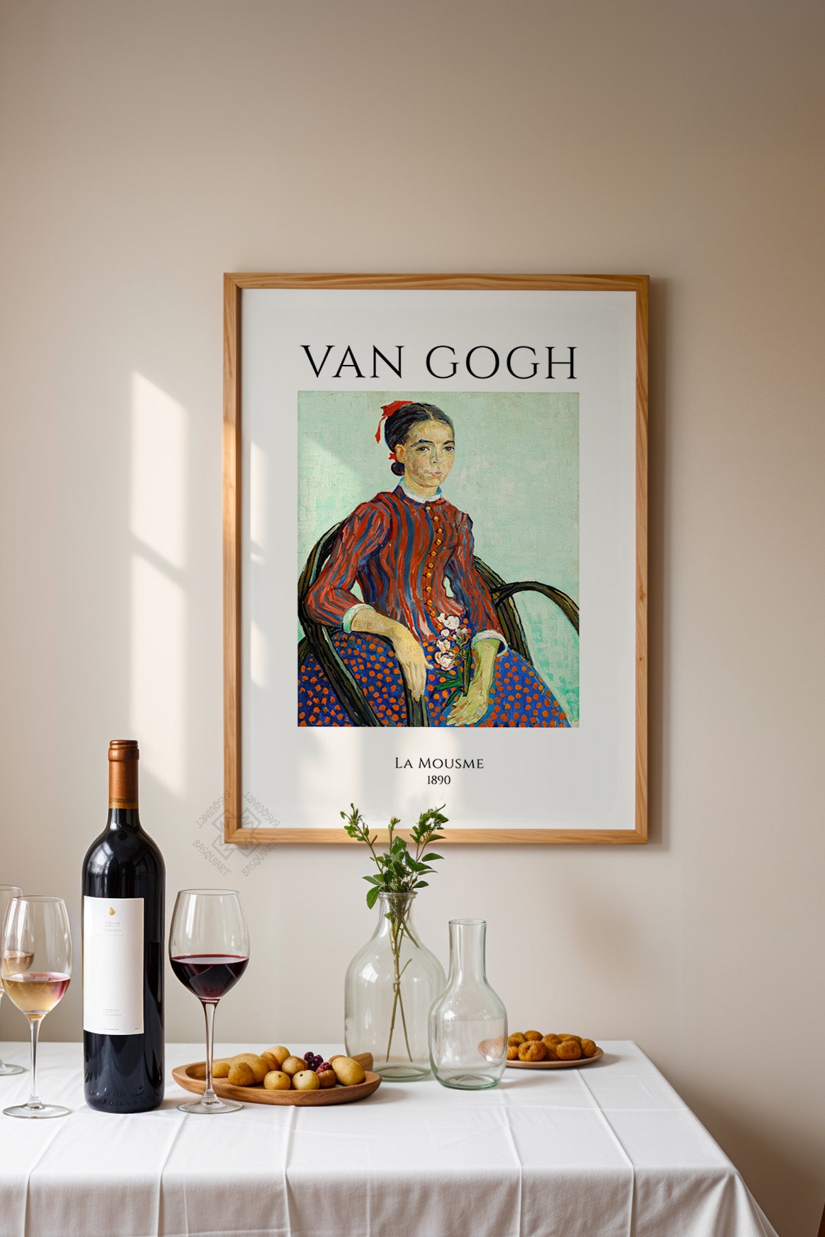 Vincent Van Gogh Serisi Ahşap Çerçeveli Poster, Tablo Duvar Dekoru No:15