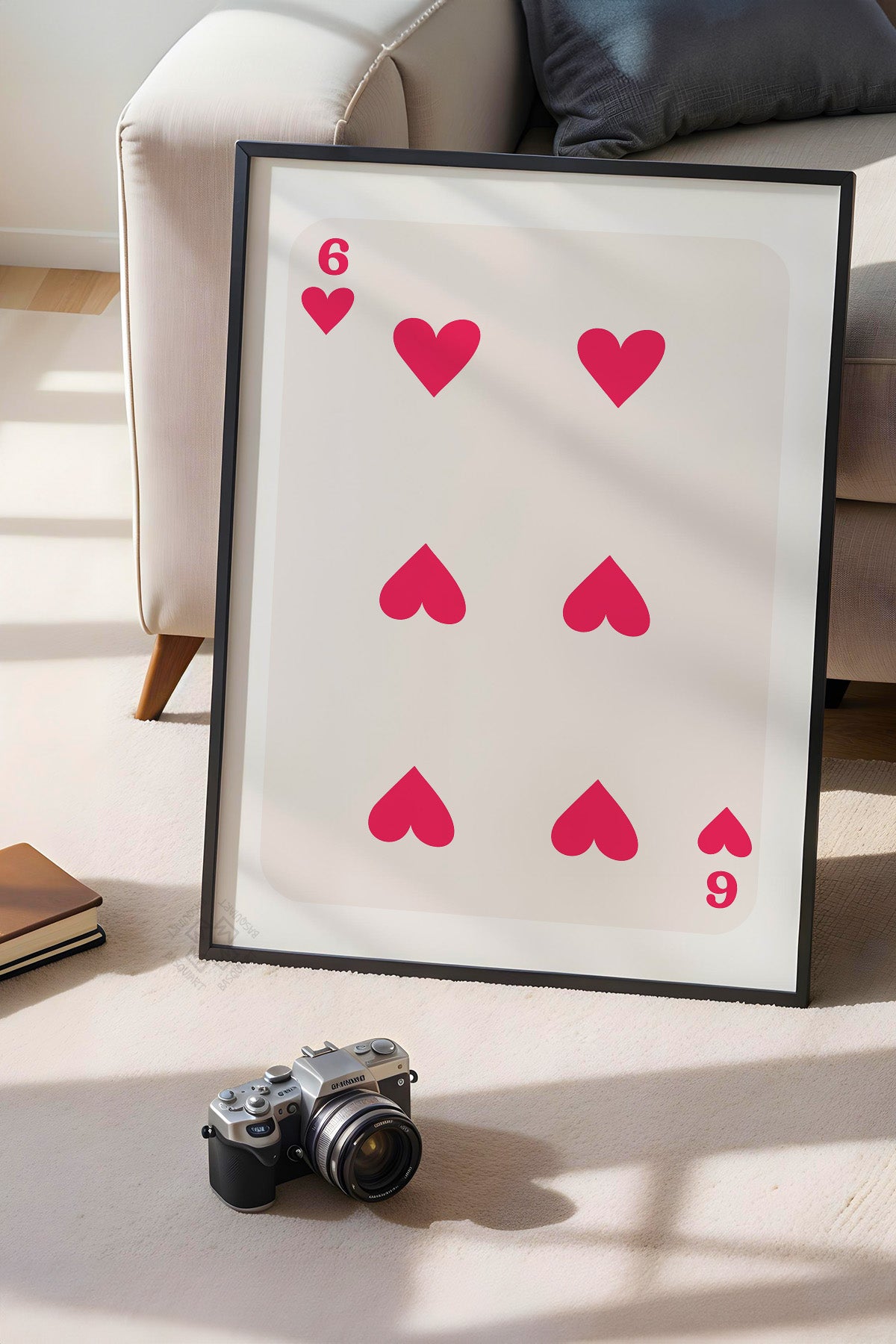 Lucky You Serisi Siyah Çerçeveli Poster, Tablo Duvar Dekoru No:99