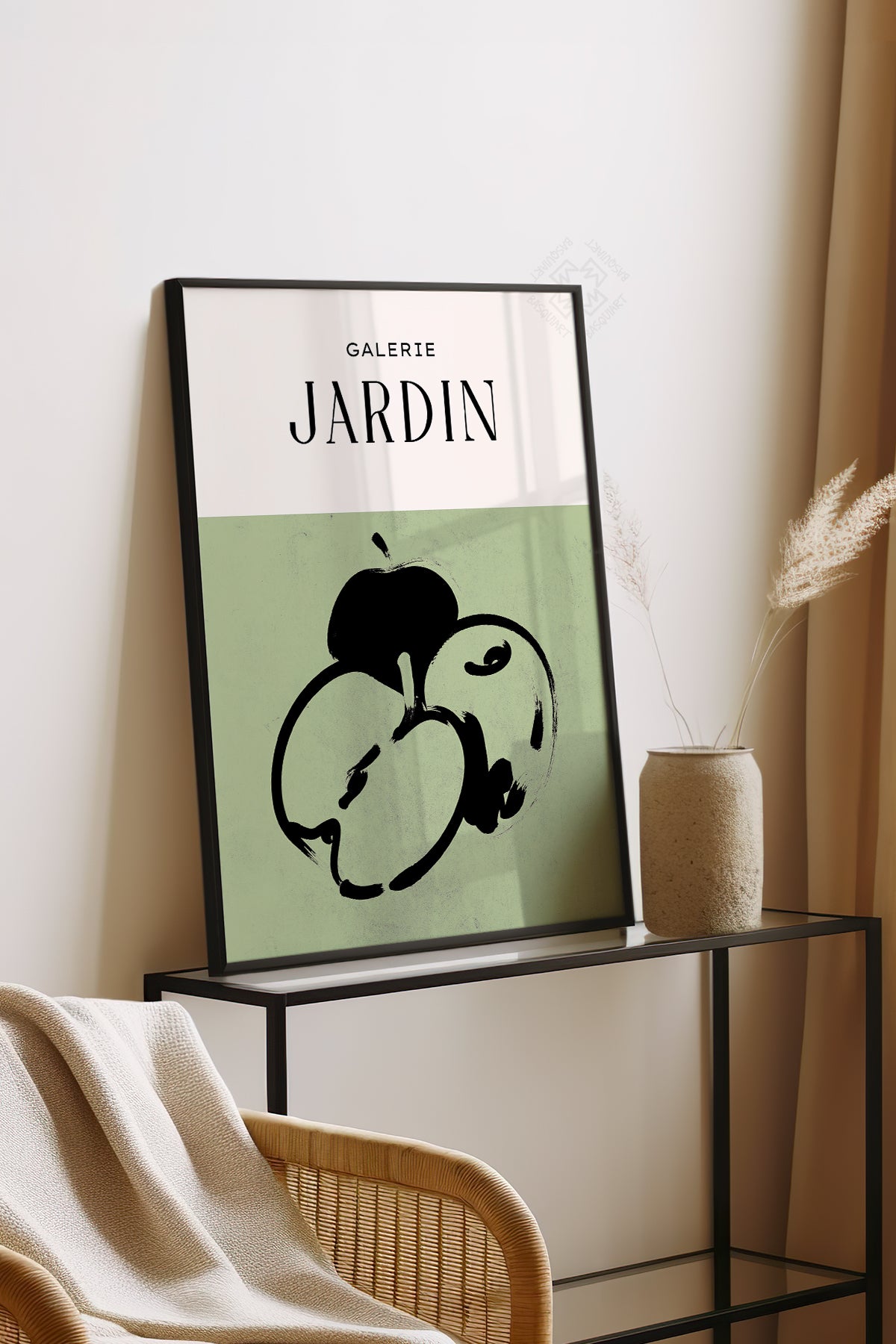 Bohemian Serisi Siyah Çerçeveli Poster, Tablo No:45