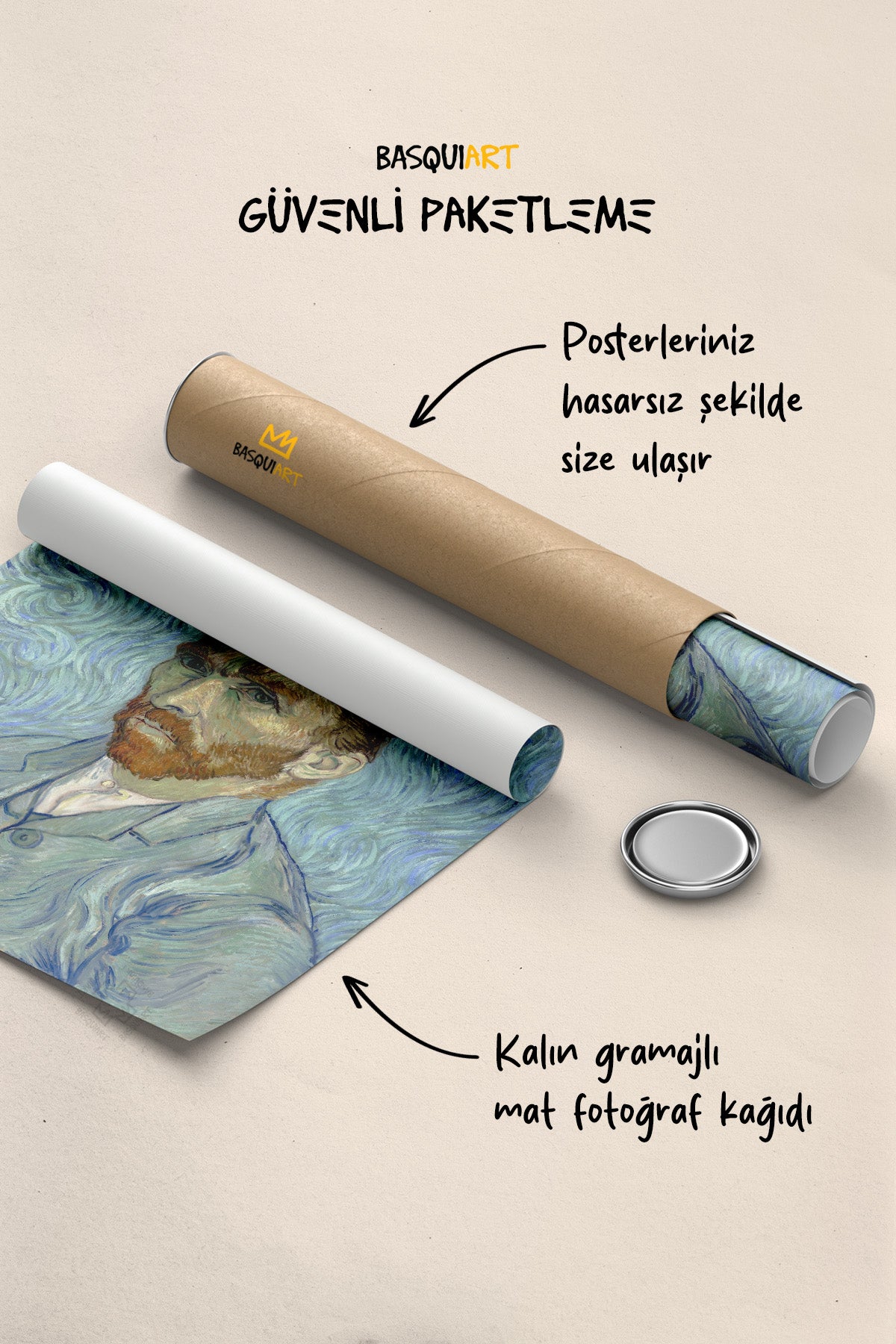 Van Gogh 2'li Poster Seti, Duvar Dekoru No:37