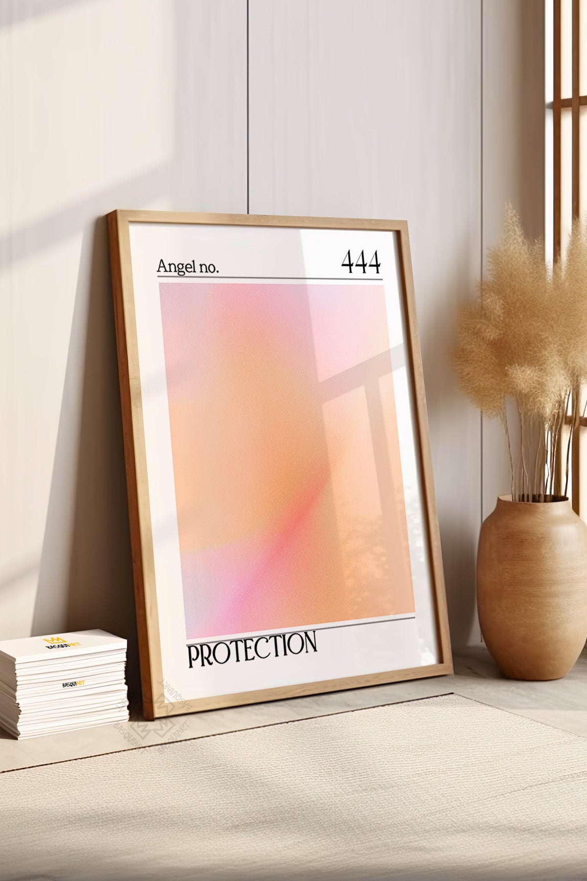 Aura Serisi Ahşap Çerçeveli Poster, Tablo No:73