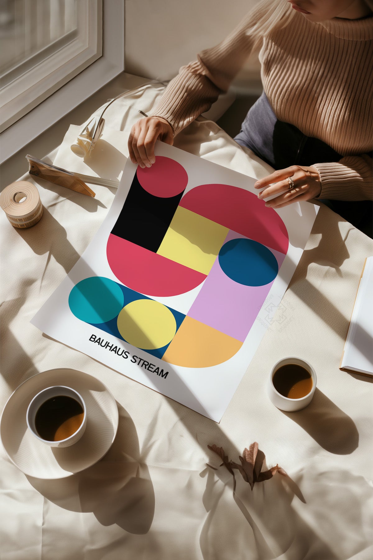 Bauhaus 2'li Poster Seti, Duvar Dekoru No:30