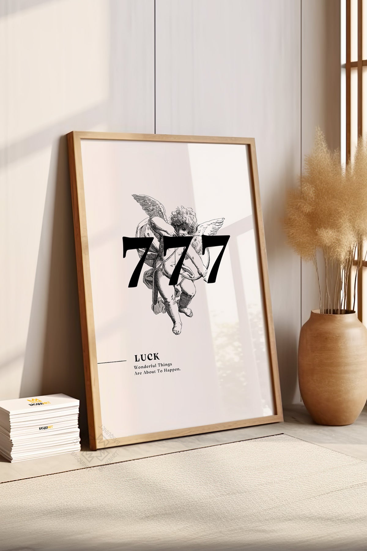 Lucky You Serisi Ahşap Çerçeveli Poster, Tablo Duvar Dekoru No:108
