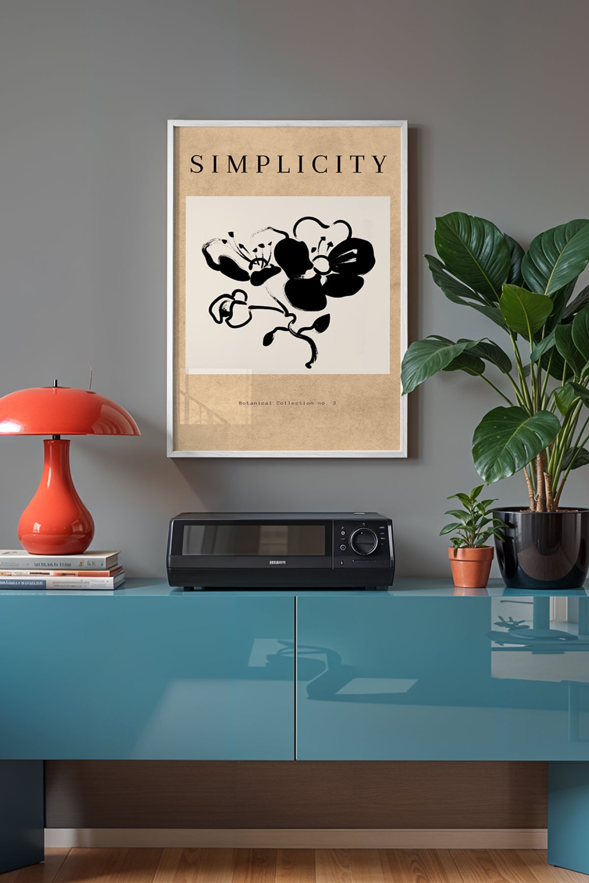 Bohemian Serisi Beyaz Çerçeveli Poster, Tablo No:116