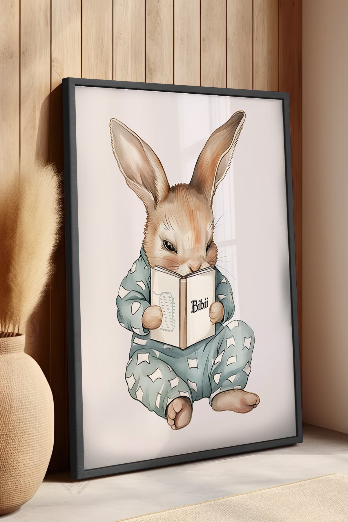 Çocuk Odası, Bebek Odası Siyah Çerçeveli Poster, Tablo No:78
