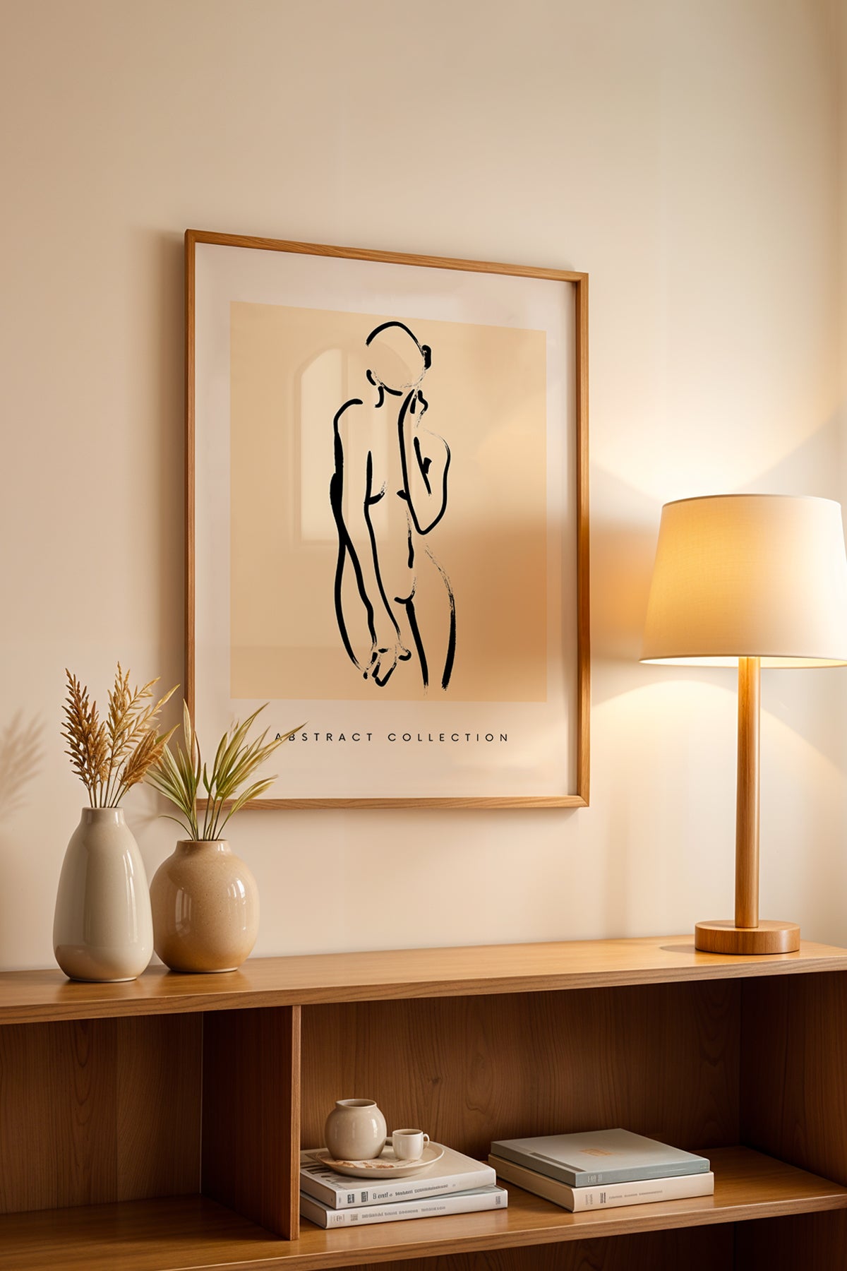 Bohemian Serisi Ahşap Çerçeveli Poster, Tablo No:92