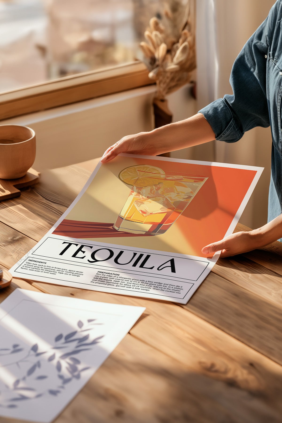 Kokteyl Serisi Poster, Cafe, Restoran, Mutfak Duvar Dekoru No:14