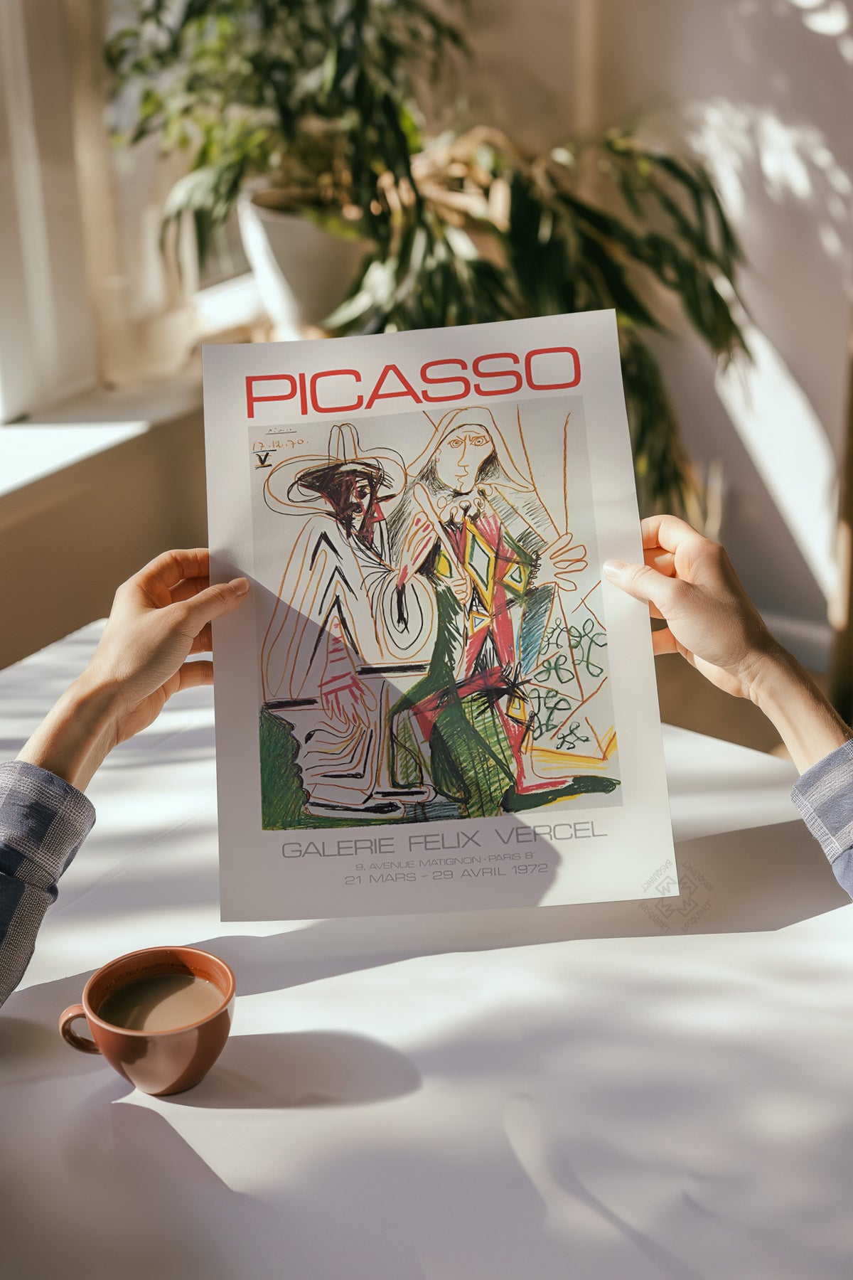 Picasso Sanatsal 4'lü Poster Seti, Duvar Dekoru No:37