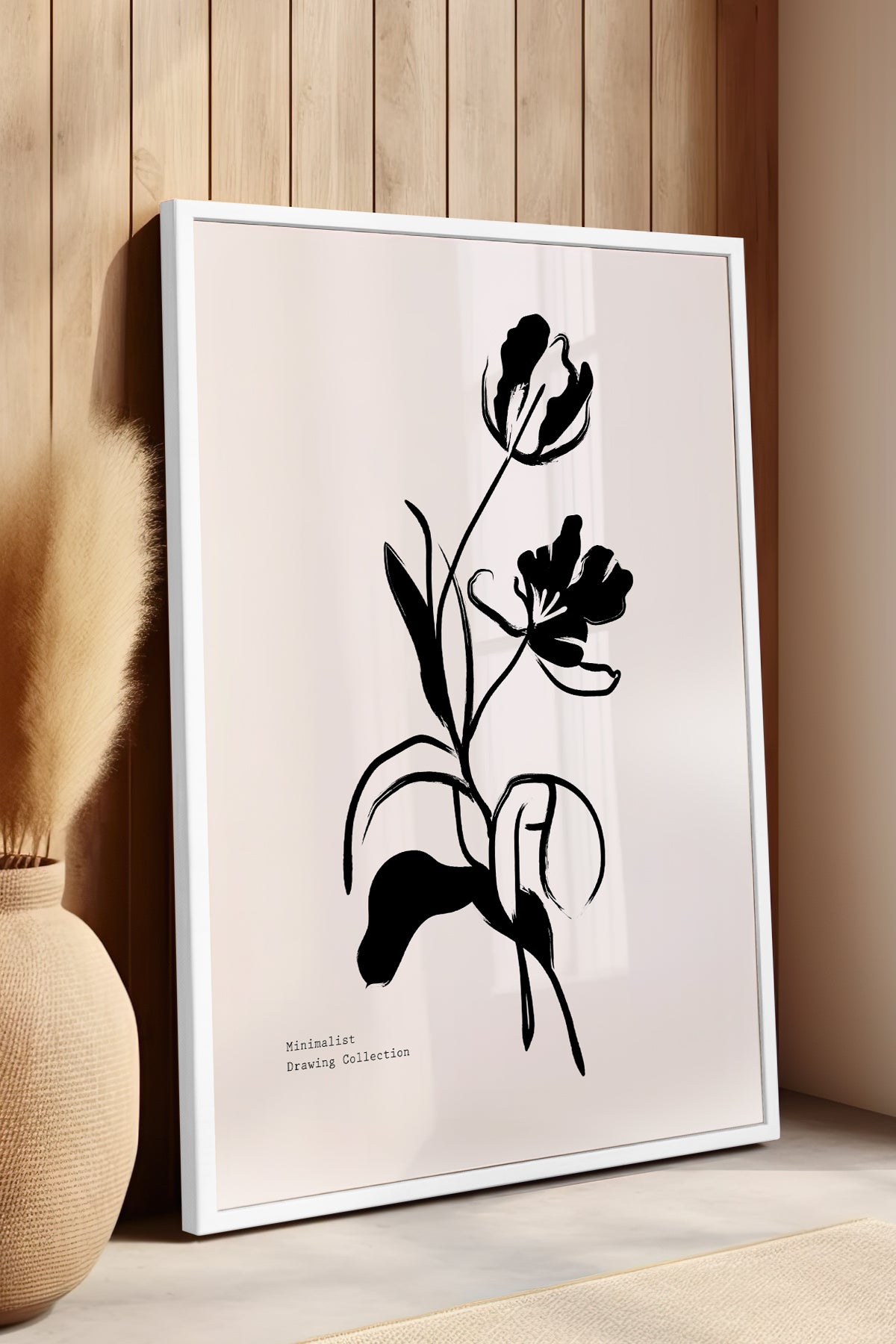 Bohemian Serisi Beyaz Çerçeveli Poster, Tablo No:112