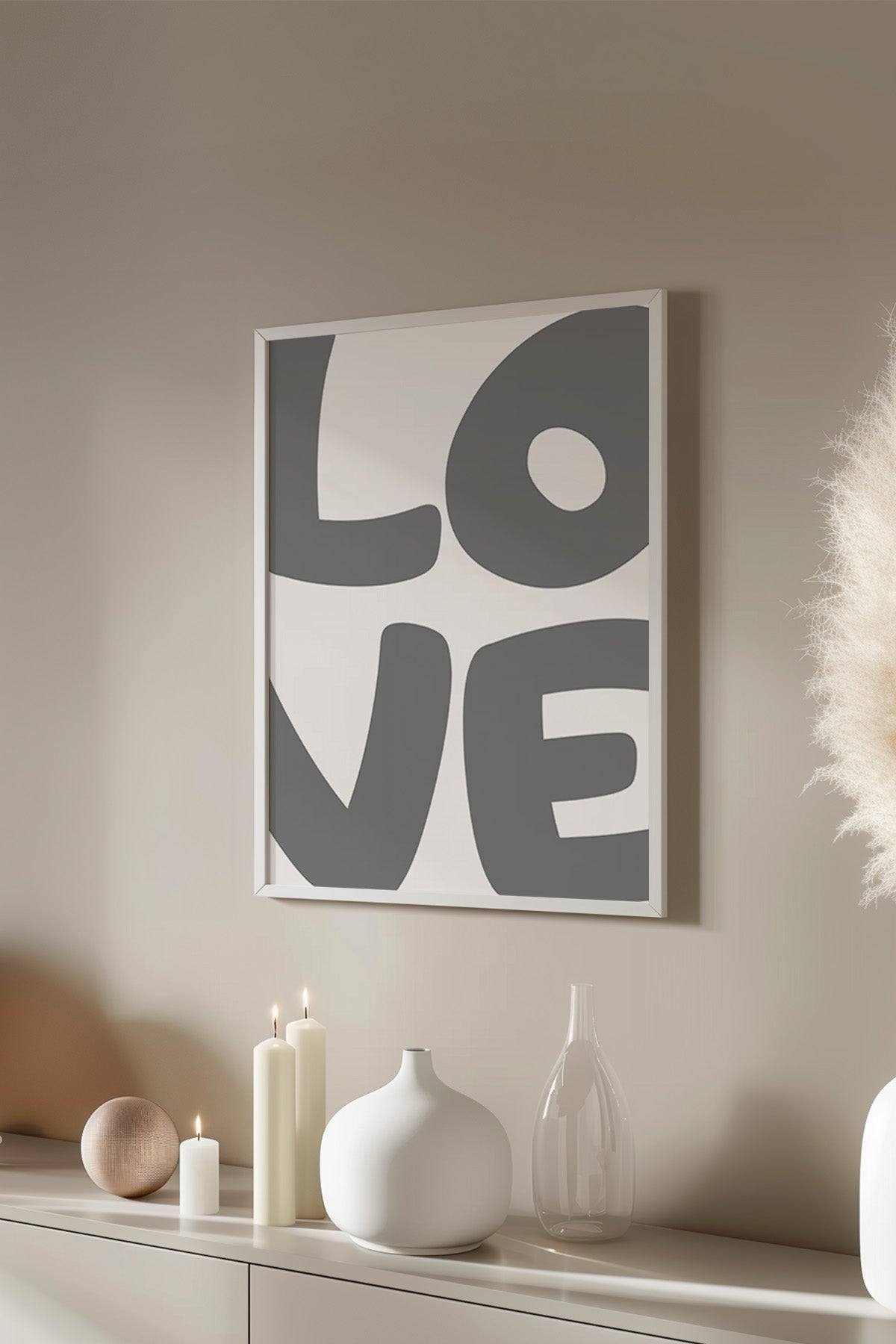 Lucky You Serisi Beyaz Çerçeveli Poster, Tablo Duvar Dekoru No:107