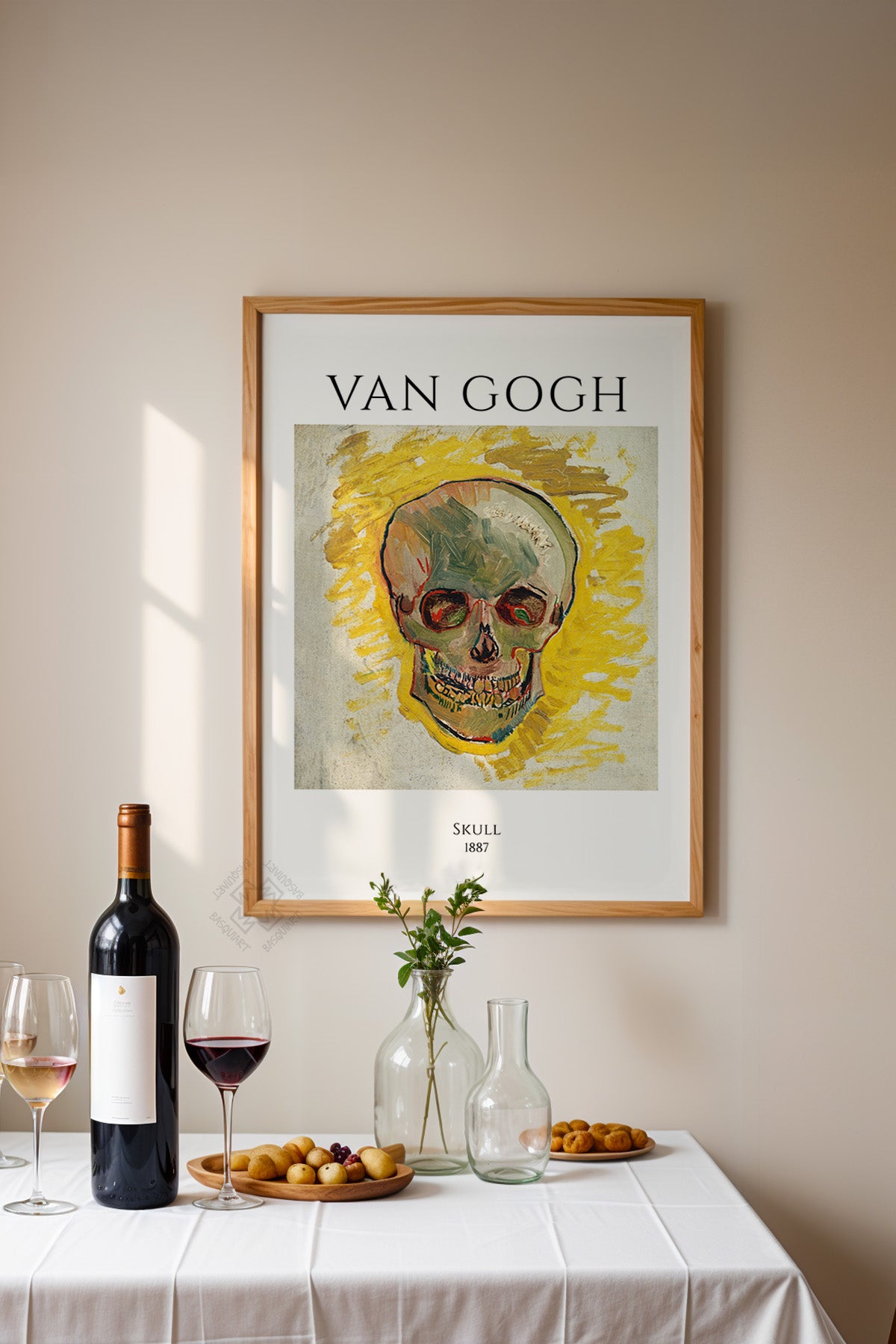 Vincent Van Gogh Serisi Ahşap Çerçeveli Poster, Tablo Duvar Dekoru No:30