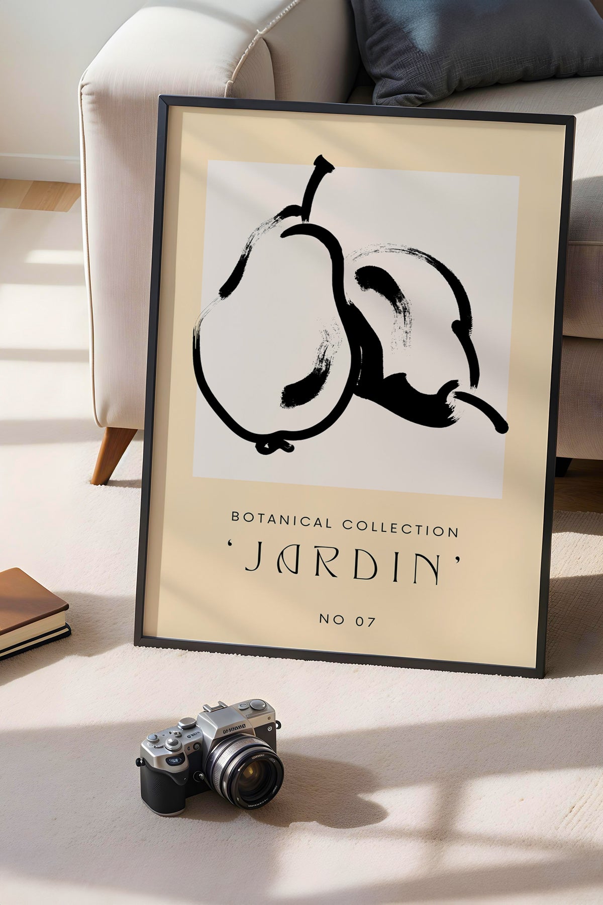 Bohemian Serisi Siyah Çerçeveli Poster, Tablo No:118