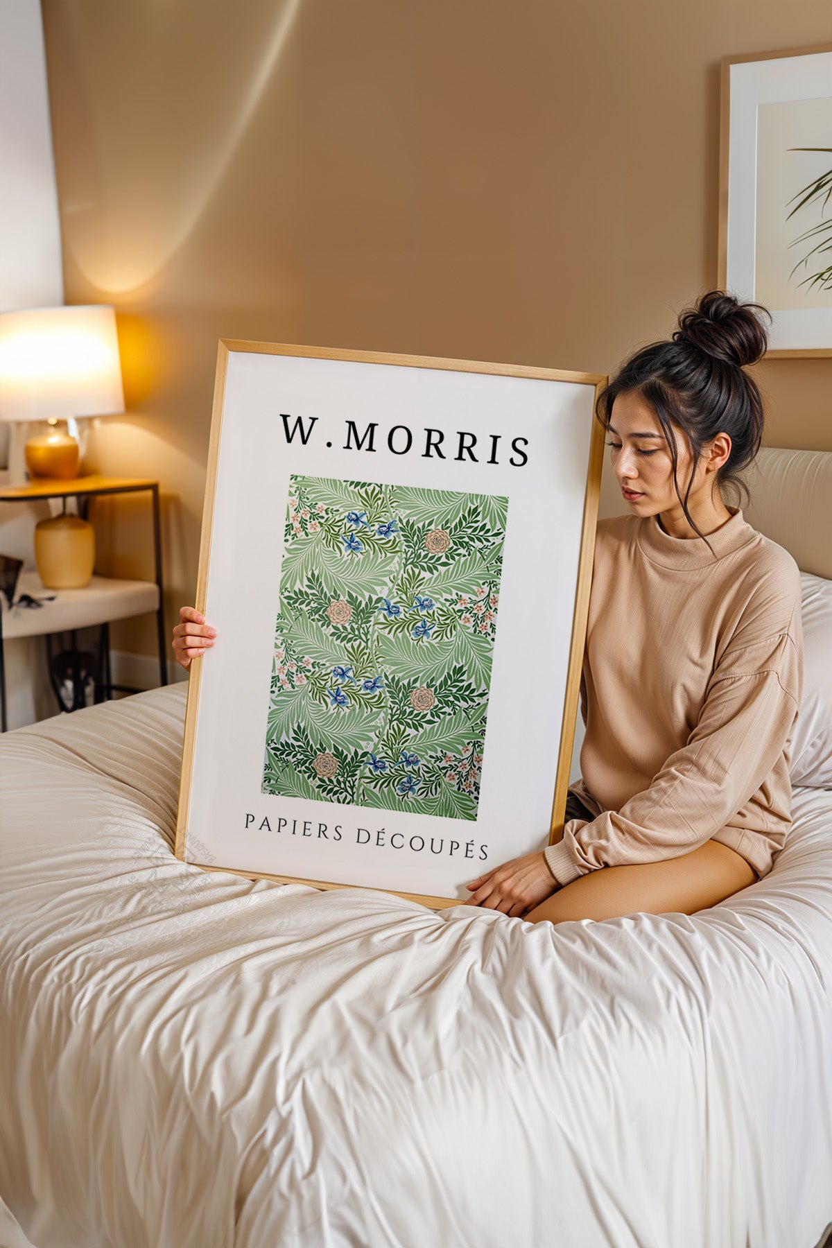 William Morris Serisi Ahşap Çerçeveli Poster, Tablo Duvar Dekoru No:13