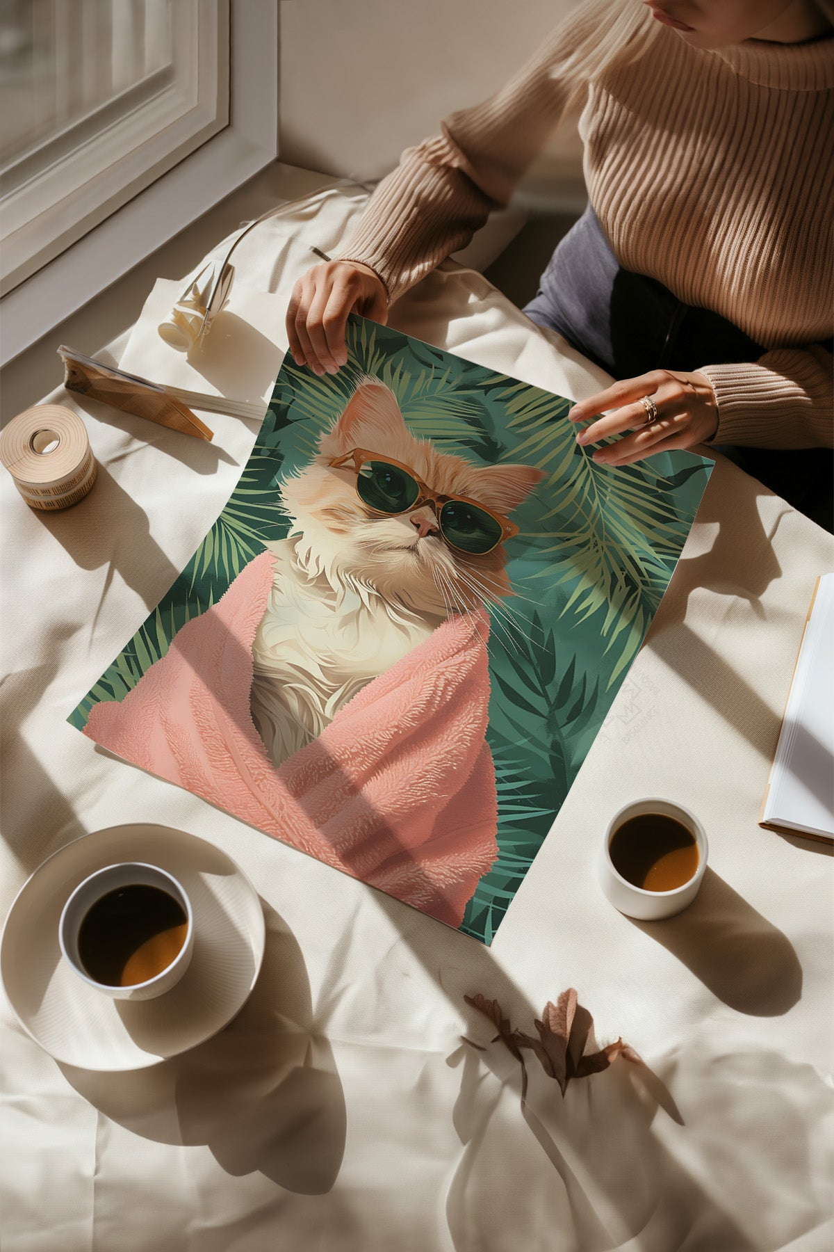 Modern 2'li Poster Seti, Duvar Dekoru No:31
