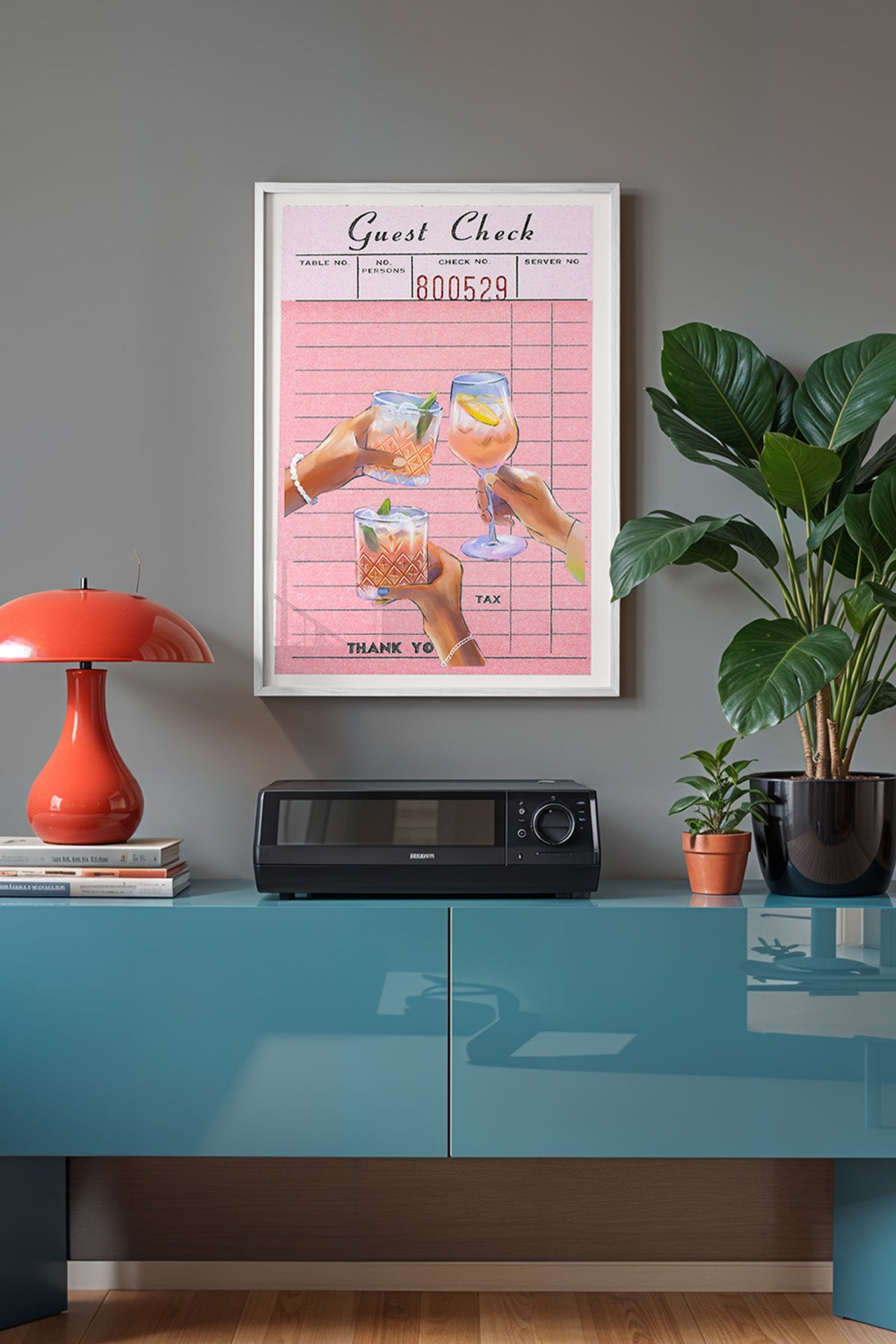 Lucky You Serisi Beyaz Çerçeveli Poster, Tablo Duvar Dekoru No:92