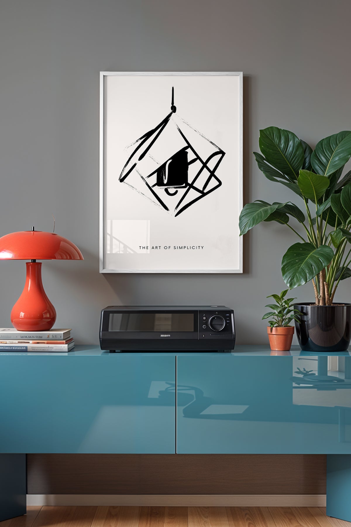 Bohemian Serisi Beyaz Çerçeveli Poster, Tablo No:76