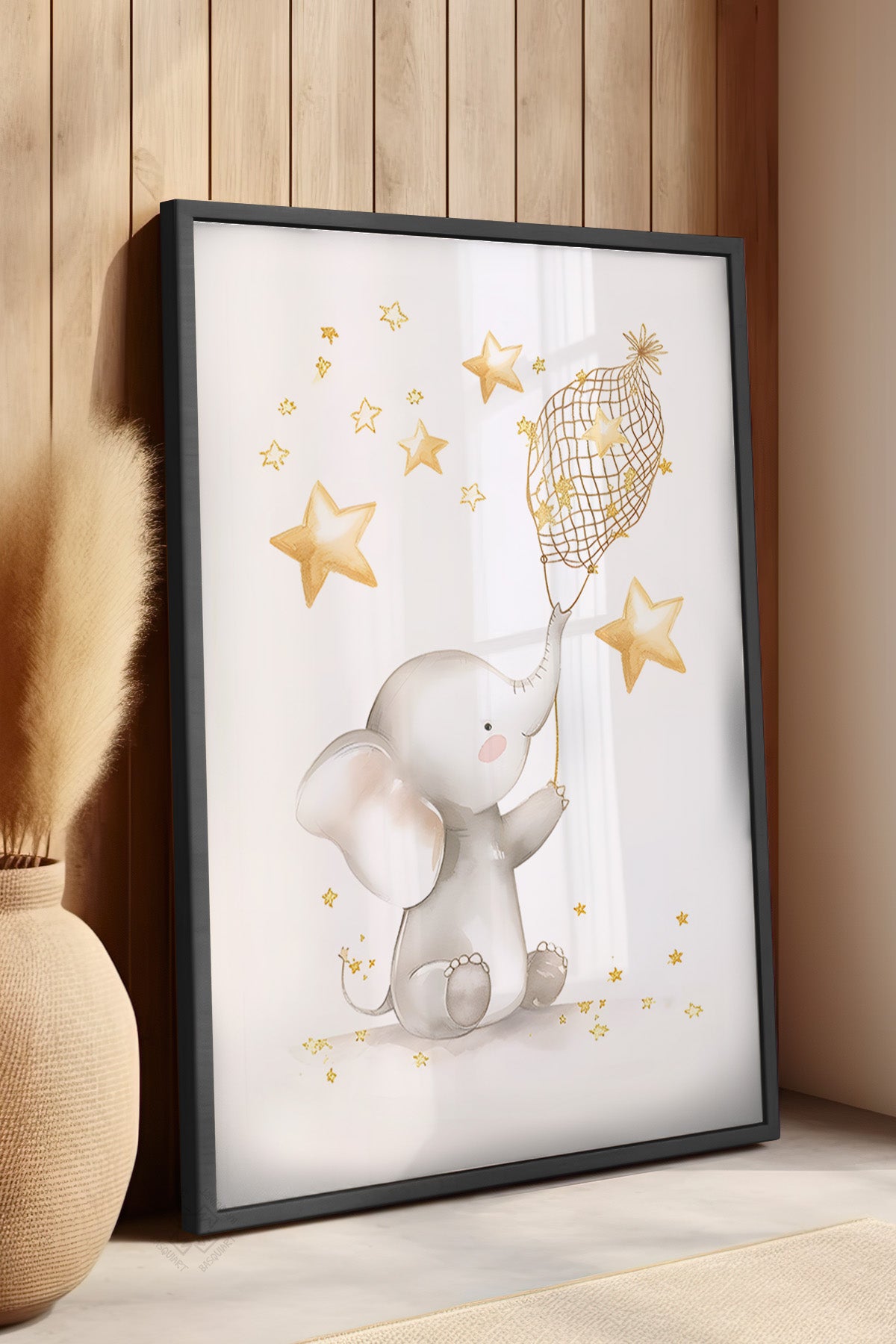 Çocuk Odası, Bebek Odası Siyah Çerçeveli Poster, Tablo No:94