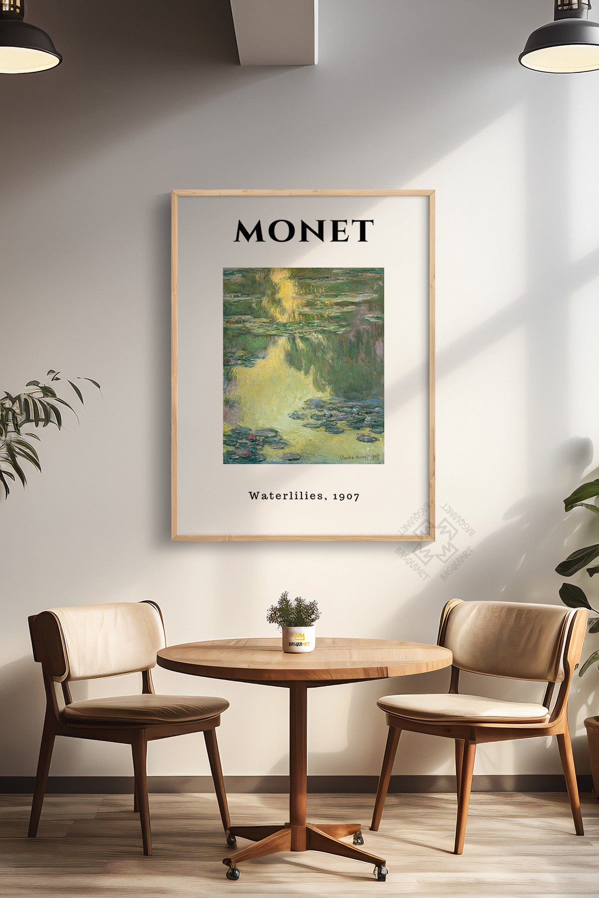 Claude Monet Serisi Ahşap Çerçeveli Poster, Tablo Duvar Dekoru No:12