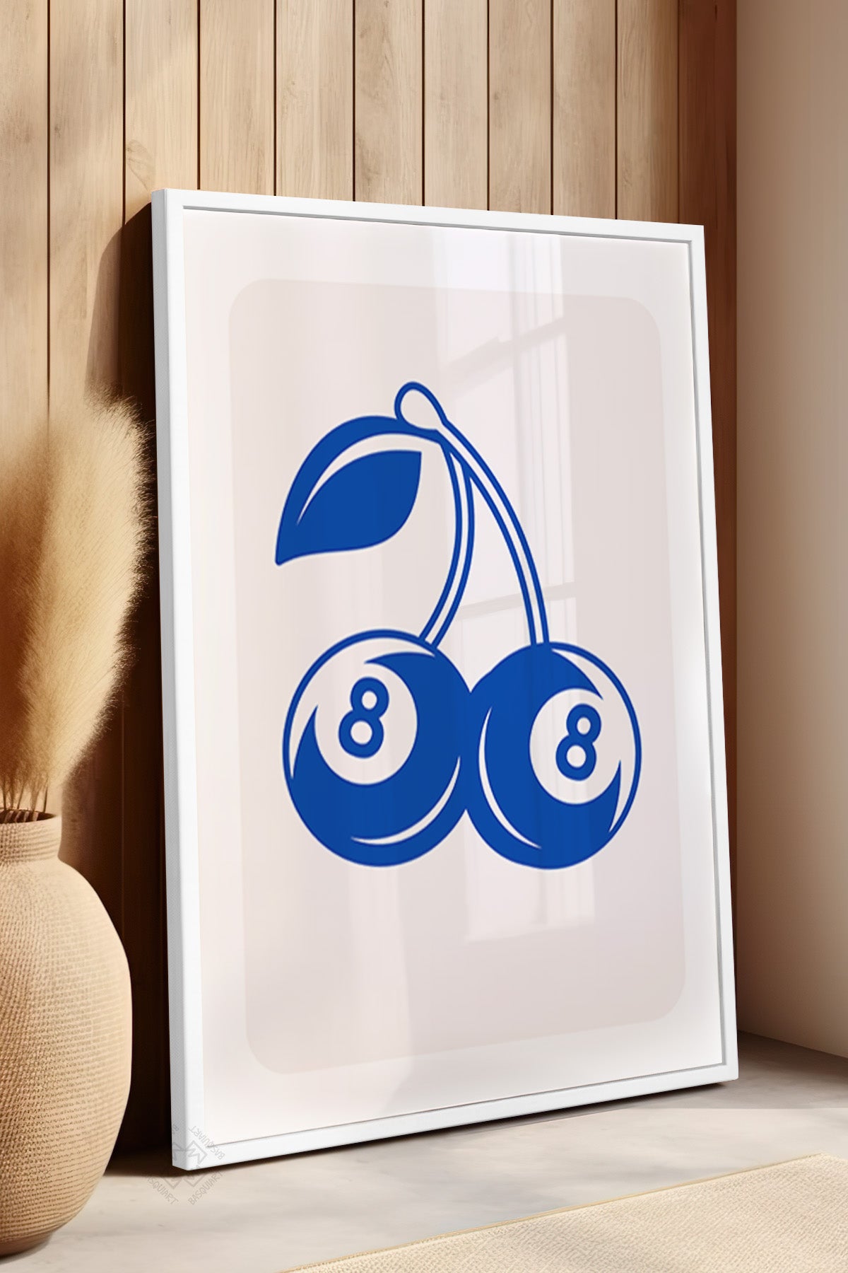 Lucky You Serisi Beyaz Çerçeveli Poster, Tablo Duvar Dekoru No:33