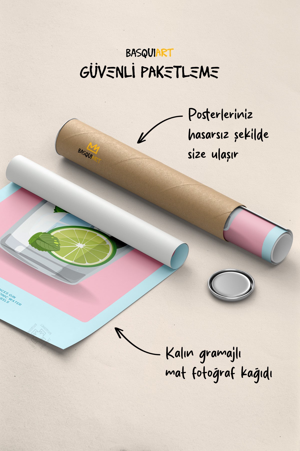 Kokteyl Serisi Poster, Cafe, Restoran, Mutfak Duvar Dekoru No:57