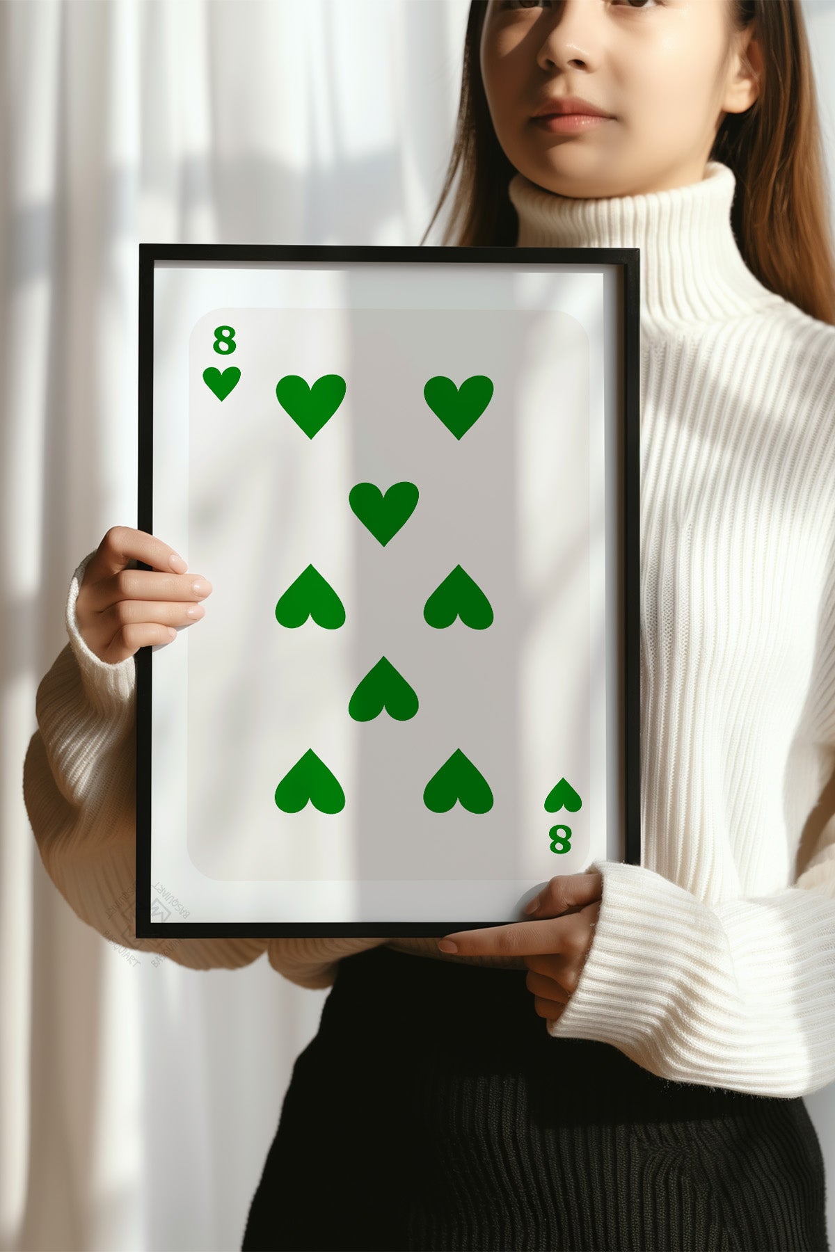 Lucky You Serisi Siyah Çerçeveli Poster, Tablo Duvar Dekoru No:145