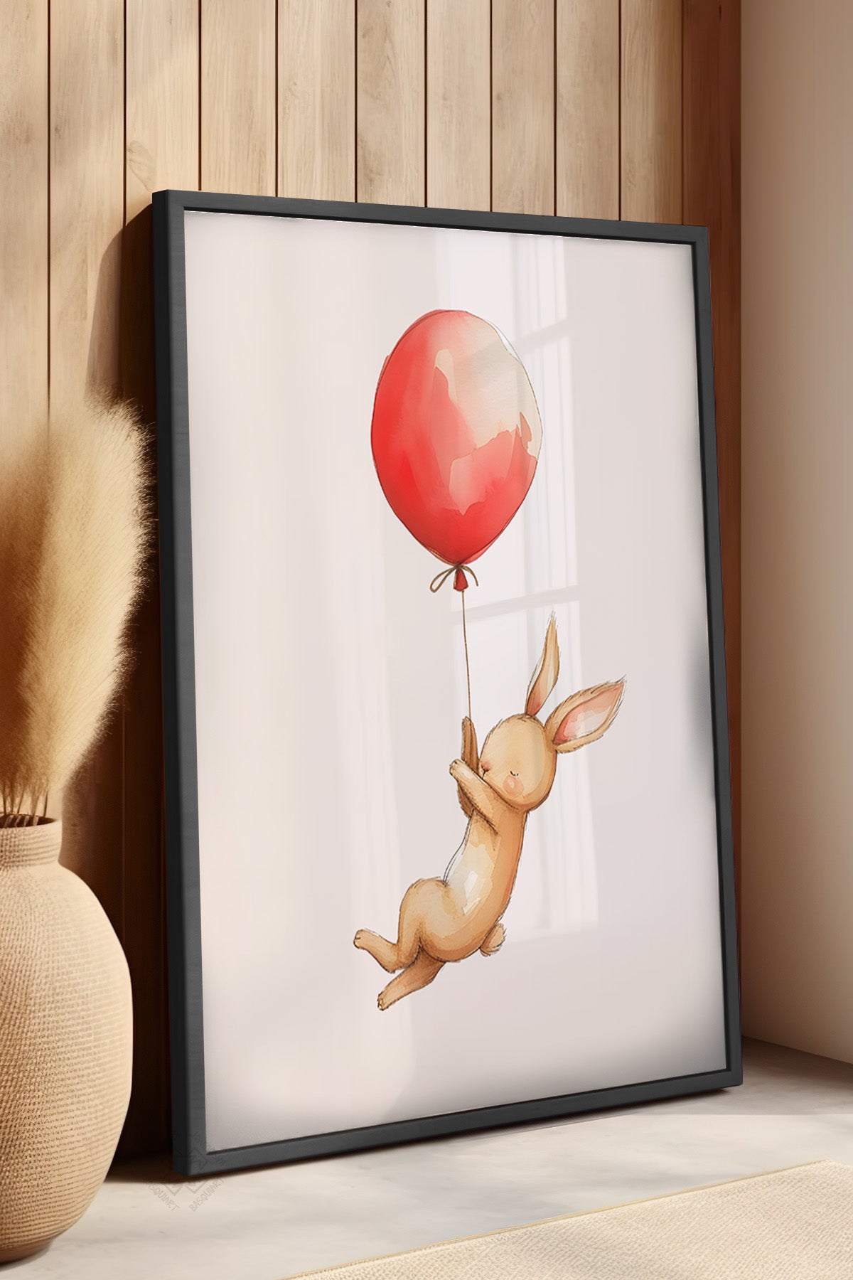 Çocuk Odası, Bebek Odası Siyah Çerçeveli Poster, Tablo No:75