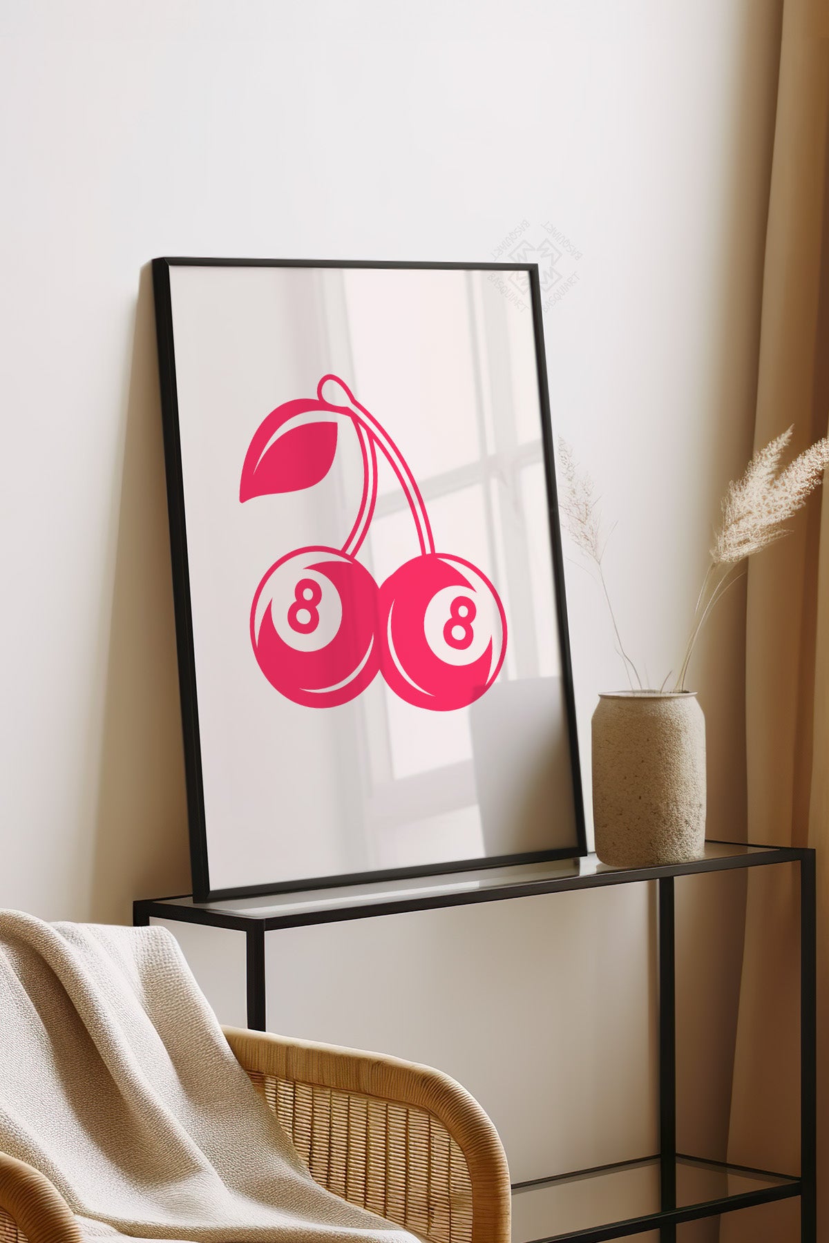 Lucky You Serisi Siyah Çerçeveli Poster, Tablo Duvar Dekoru No:93