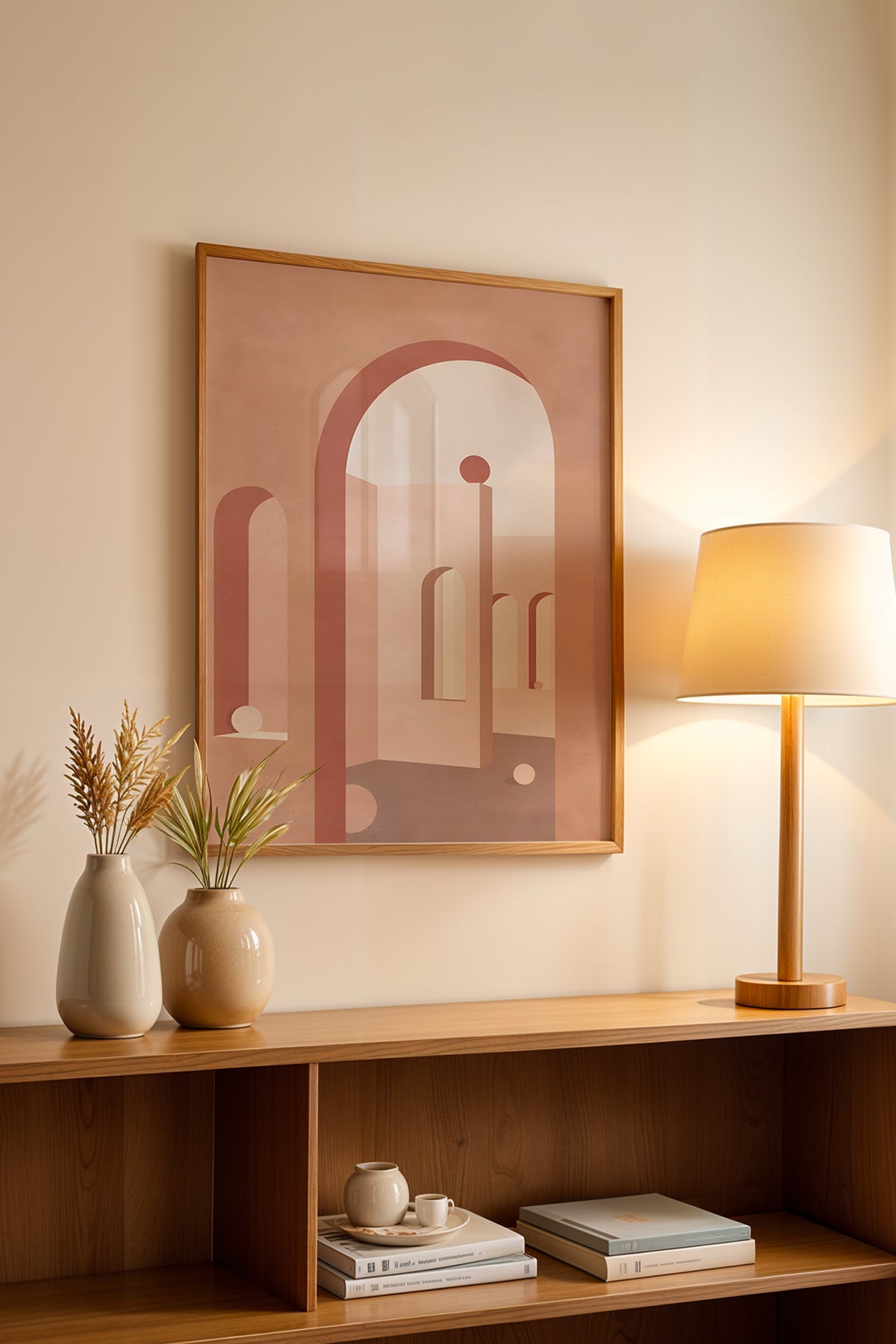 Bohemian Serisi Ahşap Çerçeveli Poster, Tablo No:30