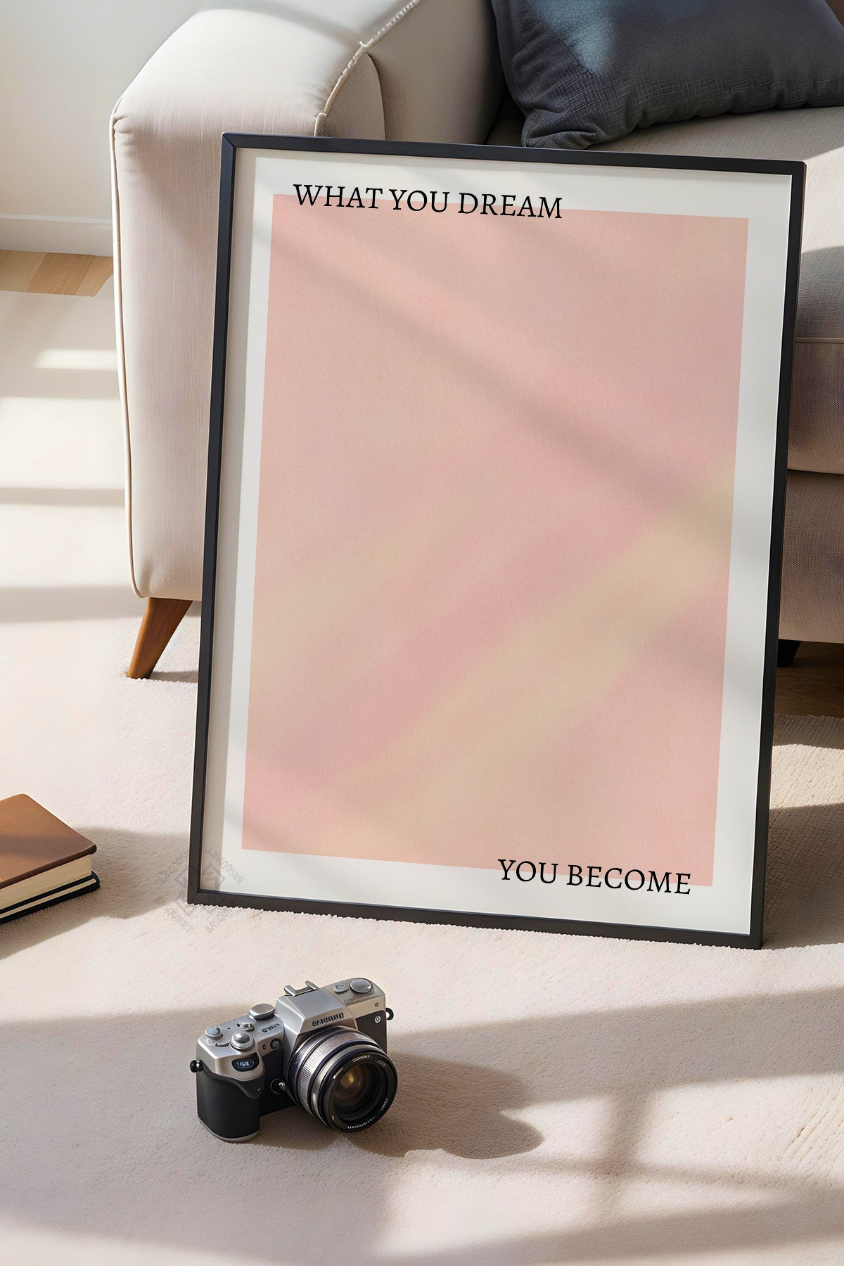 Aura Serisi Siyah Çerçeveli Poster, Tablo No:123
