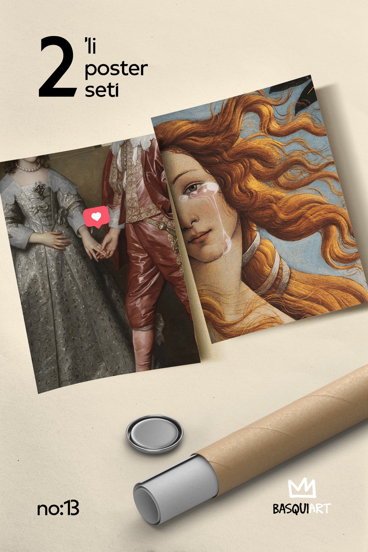 Alternatif Sanat 2'li Poster Seti, Duvar Dekoru No:13