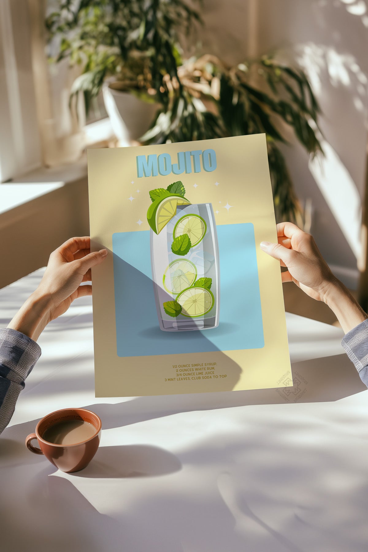 Kokteyl Serisi Poster, Cafe, Restoran, Mutfak Duvar Dekoru No:56