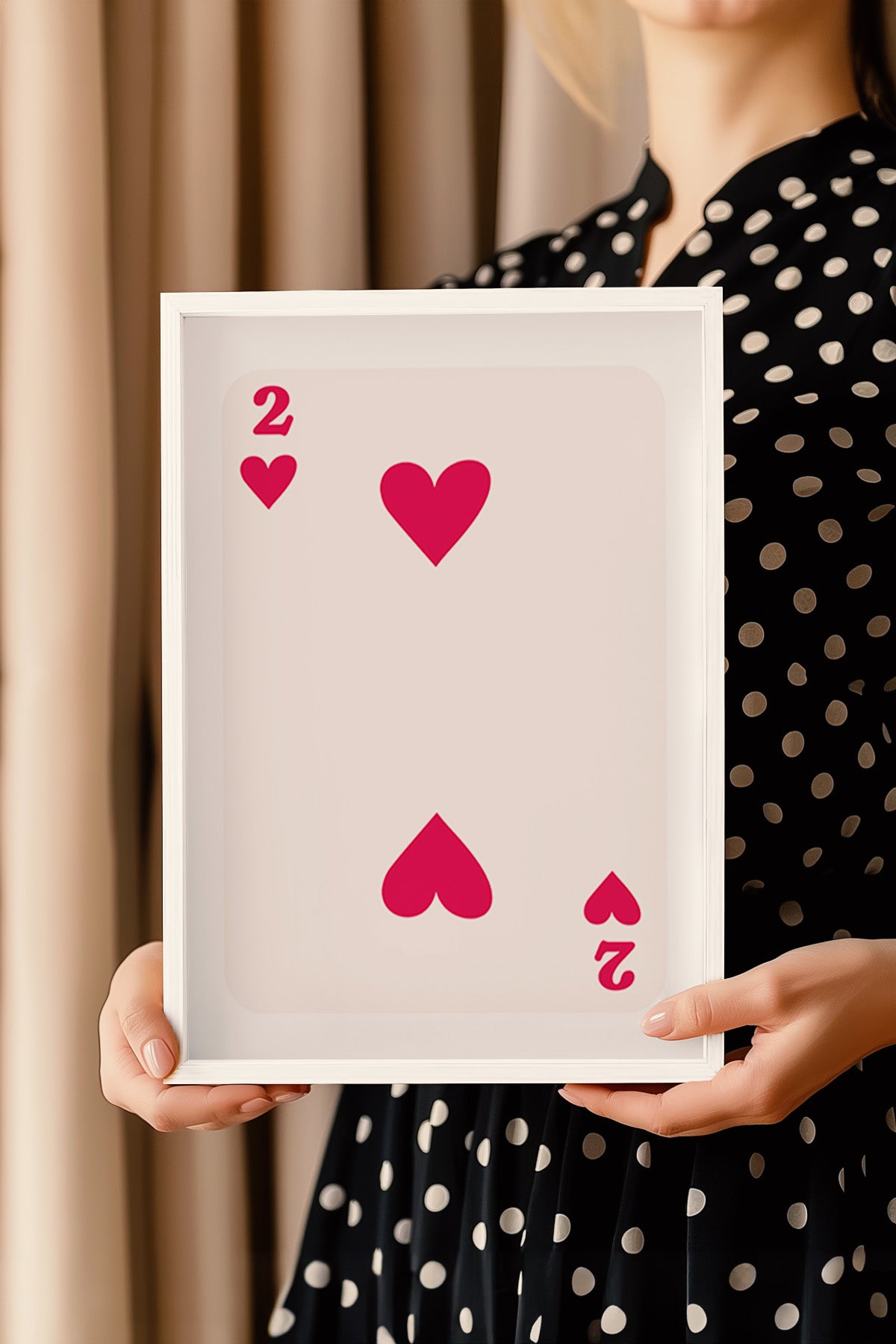Lucky You Serisi Beyaz Çerçeveli Poster, Tablo Duvar Dekoru No:95
