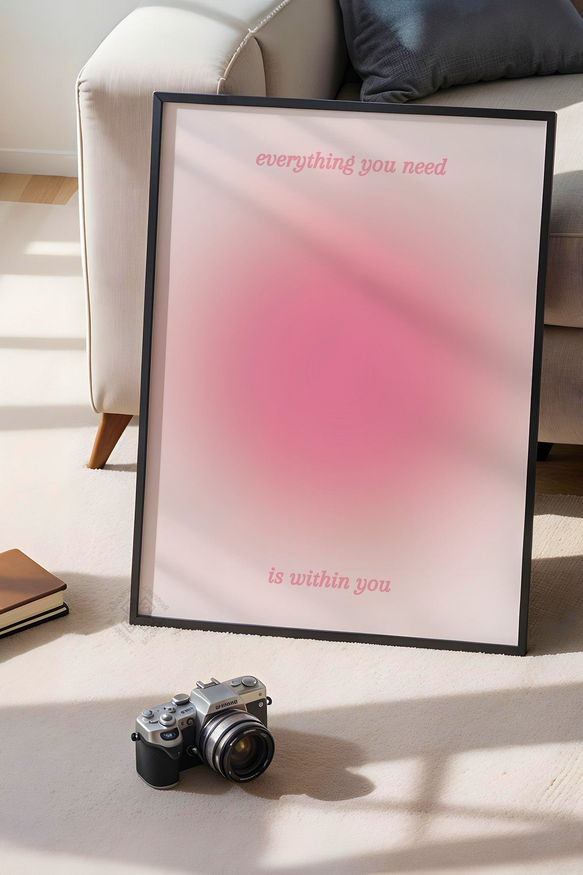 Aura Serisi Siyah Çerçeveli Poster, Tablo No:183