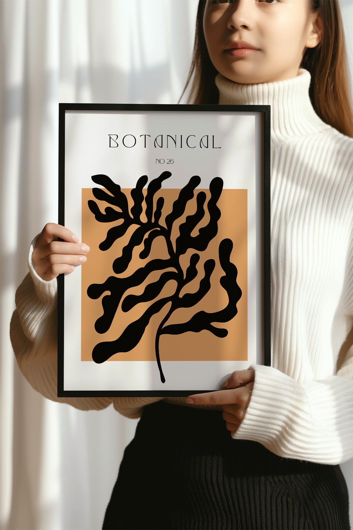 Bohemian Serisi Siyah Çerçeveli Poster, Tablo No:126