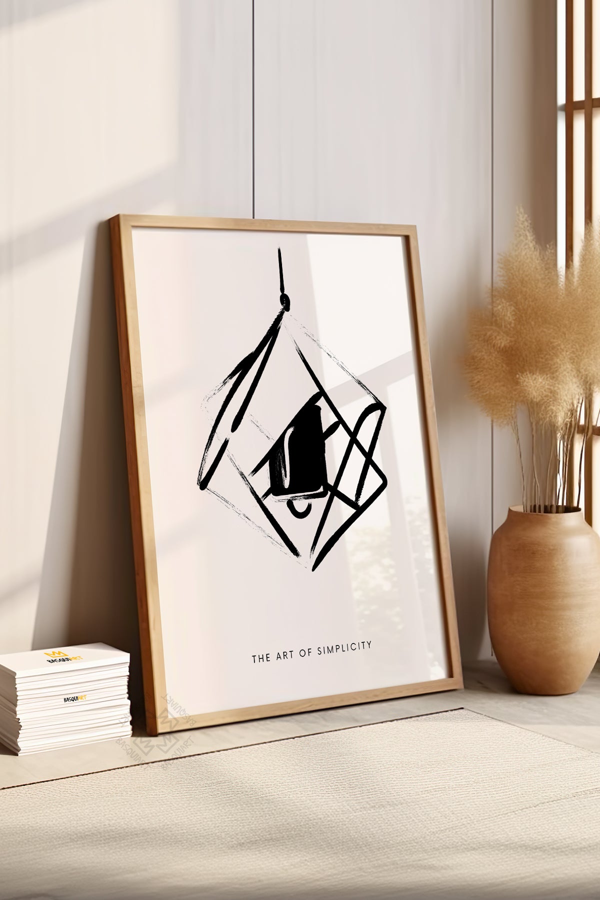 Bohemian Serisi Ahşap Çerçeveli Poster, Tablo No:76