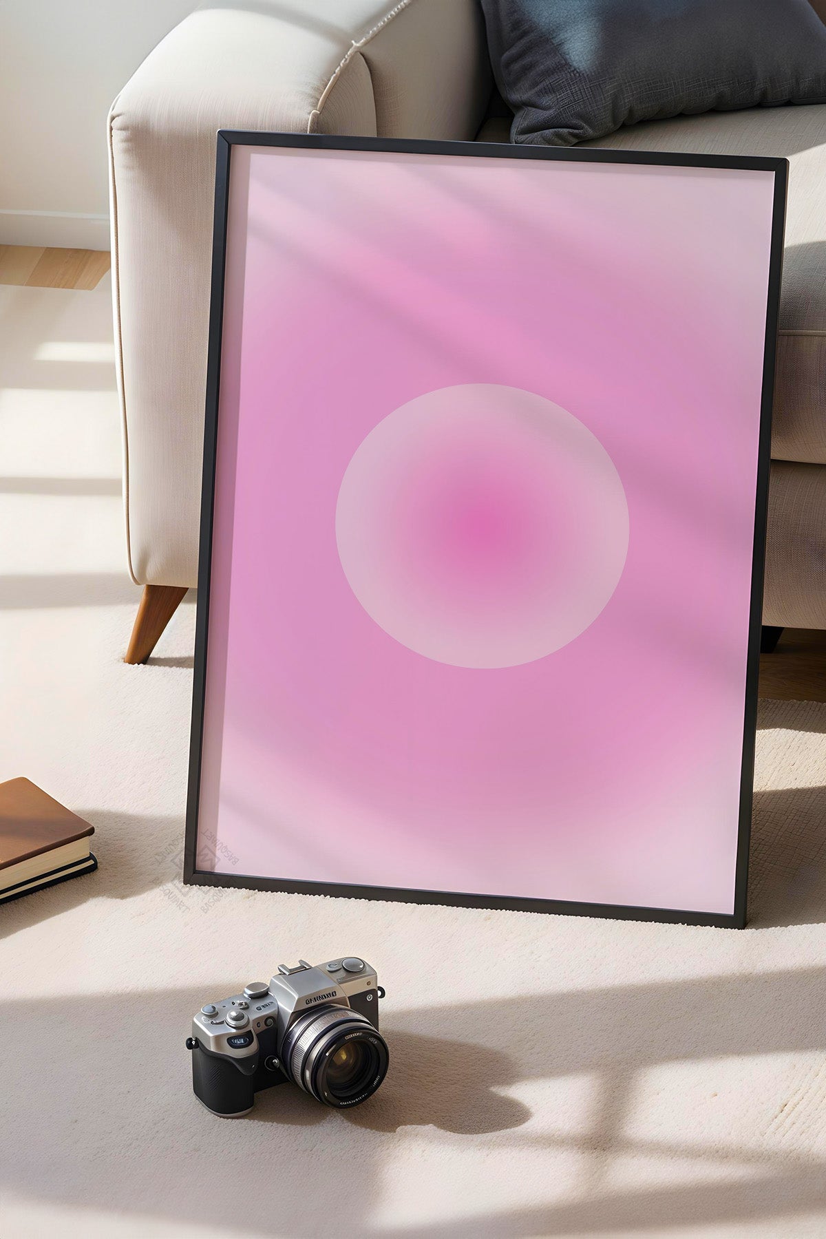 Aura Serisi Siyah Çerçeveli Poster, Tablo No:98