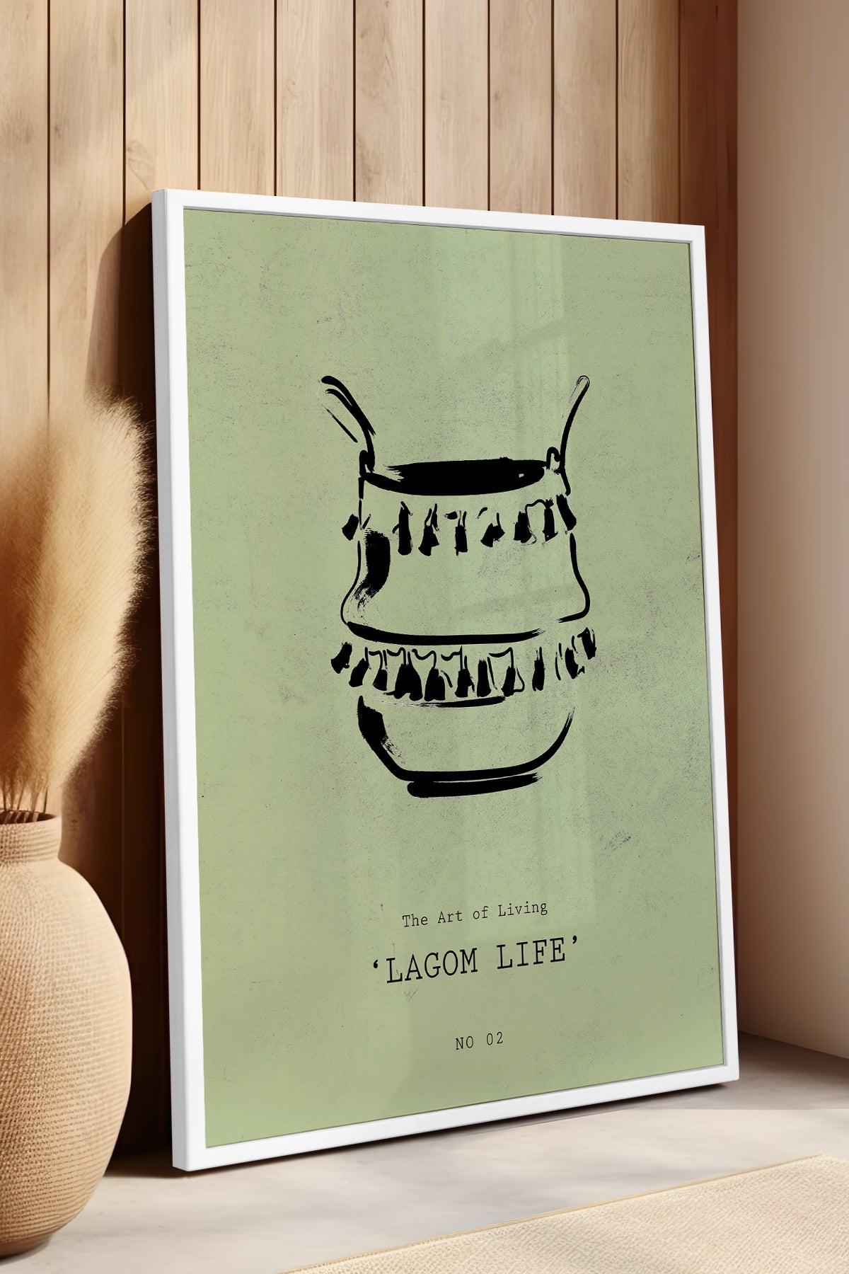 Bohemian Serisi Beyaz Çerçeveli Poster, Tablo No:65