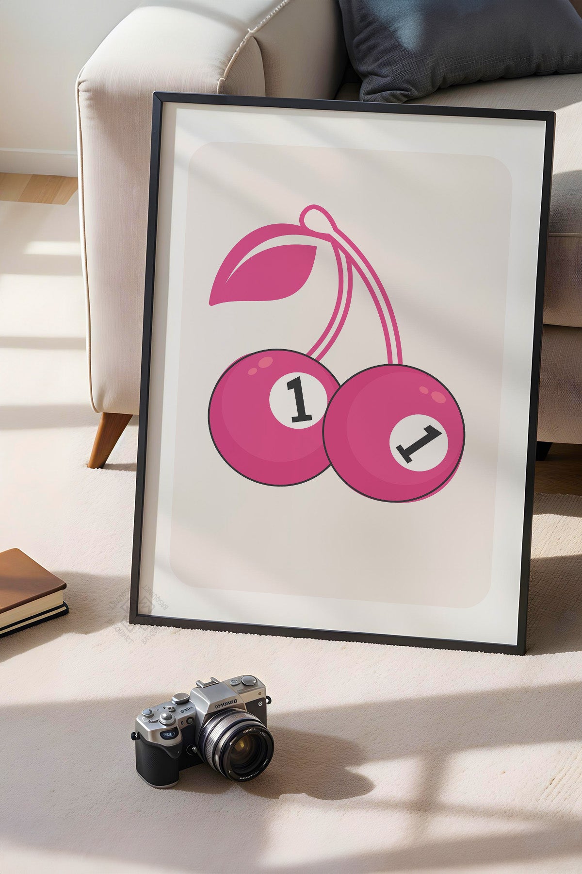 Lucky You Serisi Siyah Çerçeveli Poster, Tablo Duvar Dekoru No:52