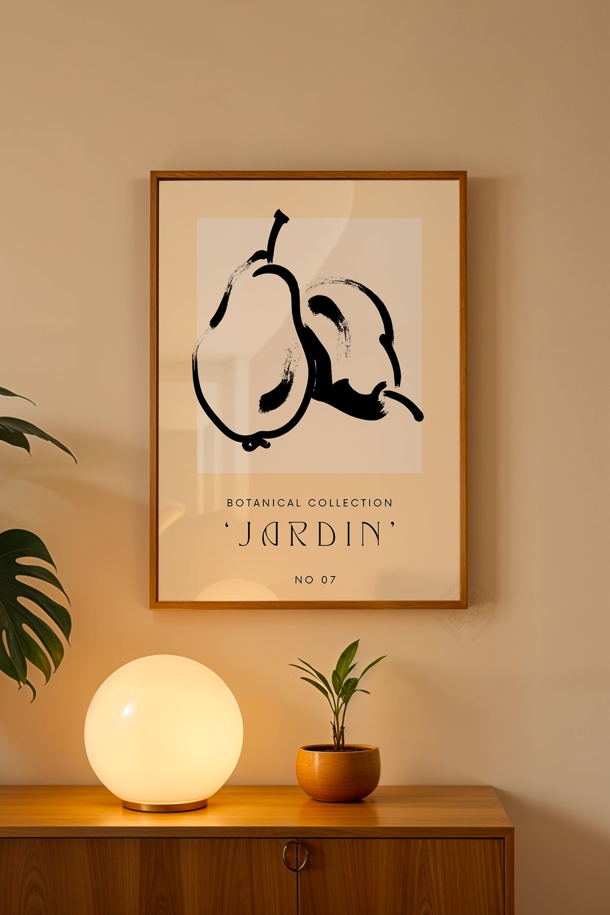 Bohemian Serisi Ahşap Çerçeveli Poster, Tablo No:118