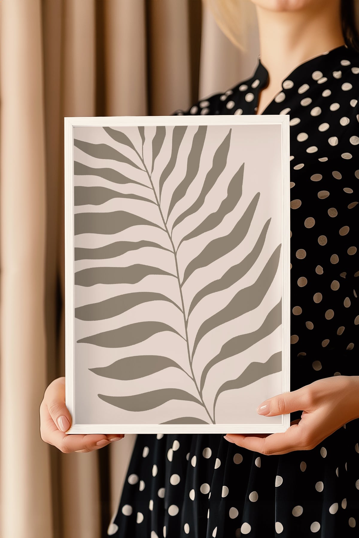 Bohemian Serisi Beyaz Çerçeveli Poster, Tablo No:141