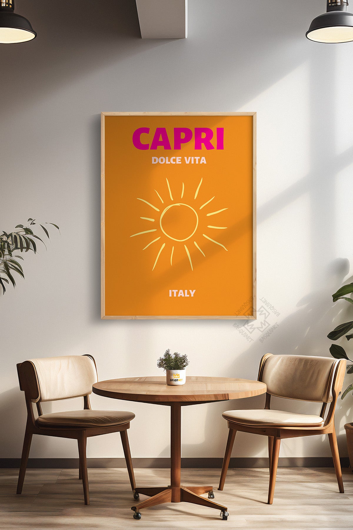Şehir Serisi Ahşap Çerçeveli Poster, Tablo Duvar Dekoru No:31