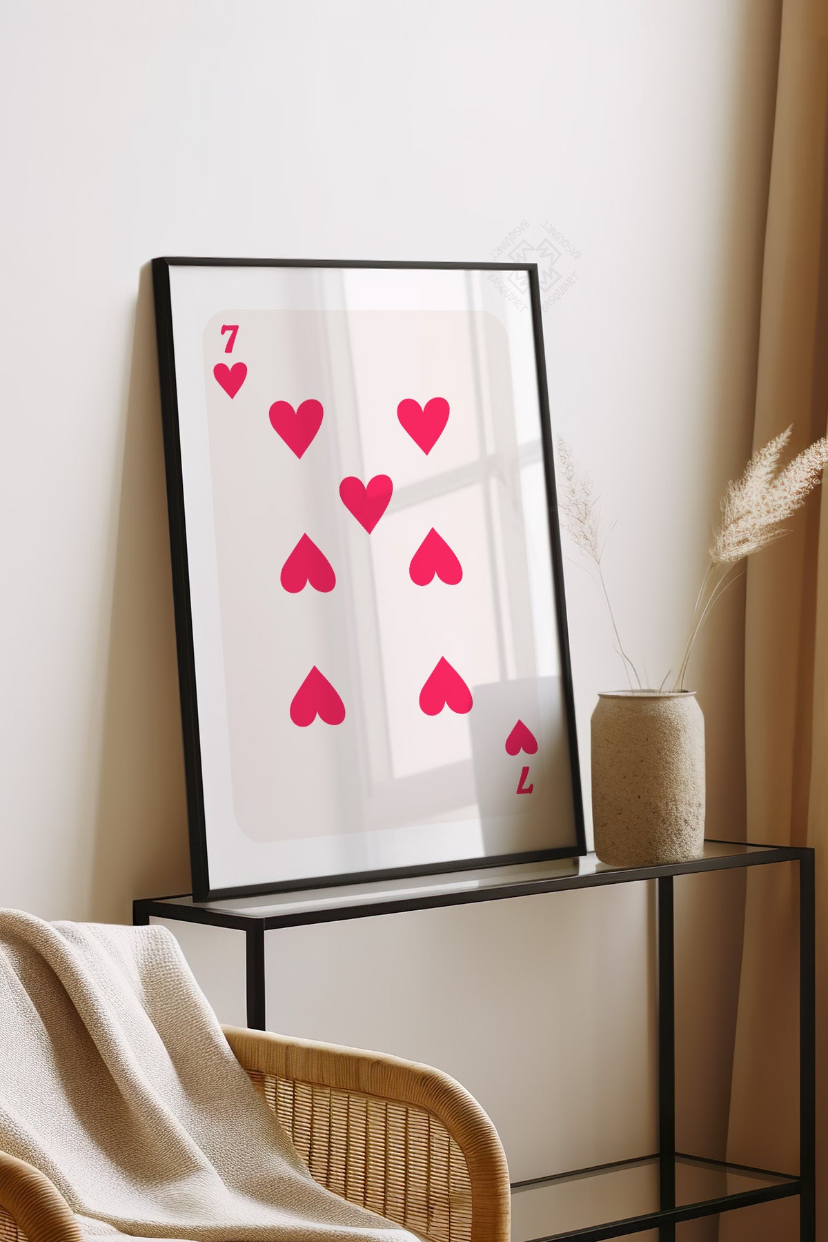 Lucky You Serisi Siyah Çerçeveli Poster, Tablo Duvar Dekoru No:100