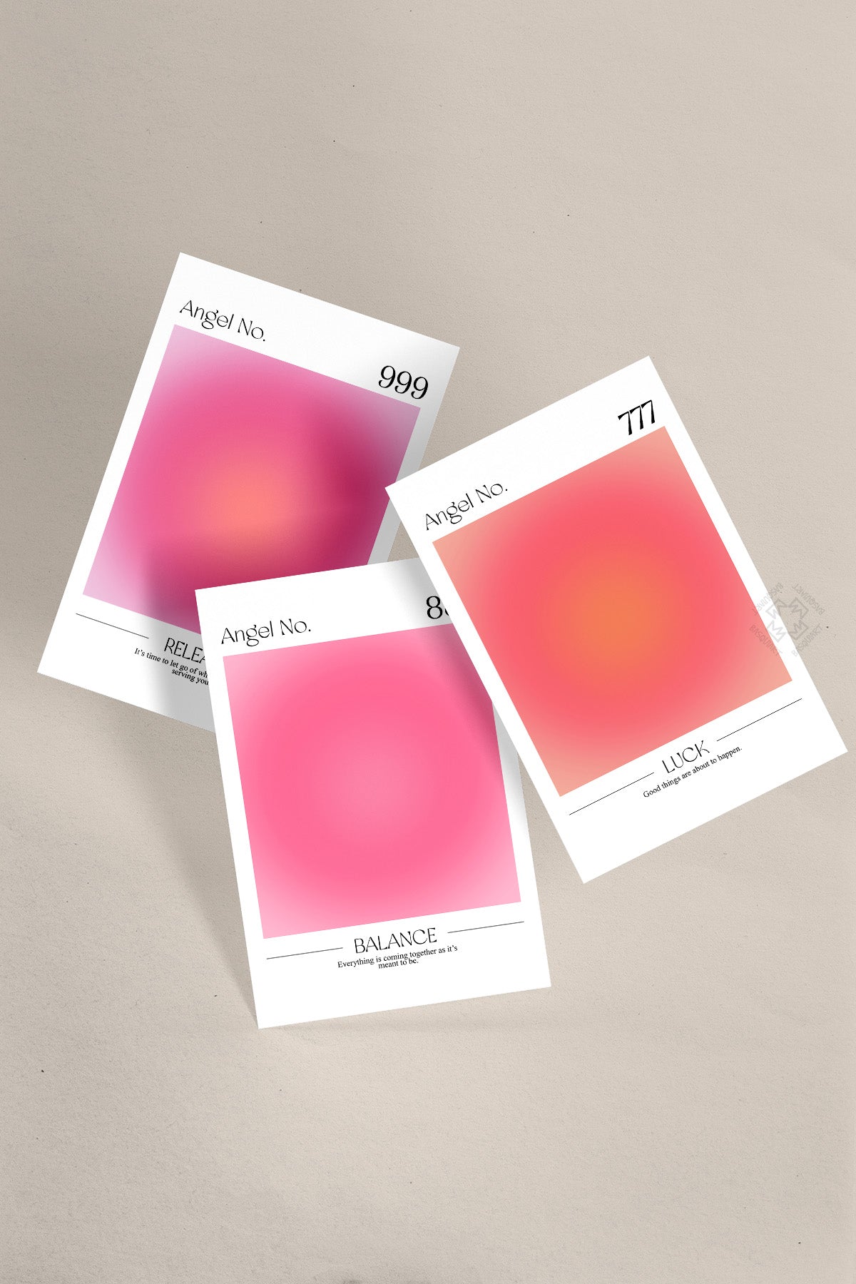 Aura 9'lu Poster Seti, Duvar Dekoru No:6