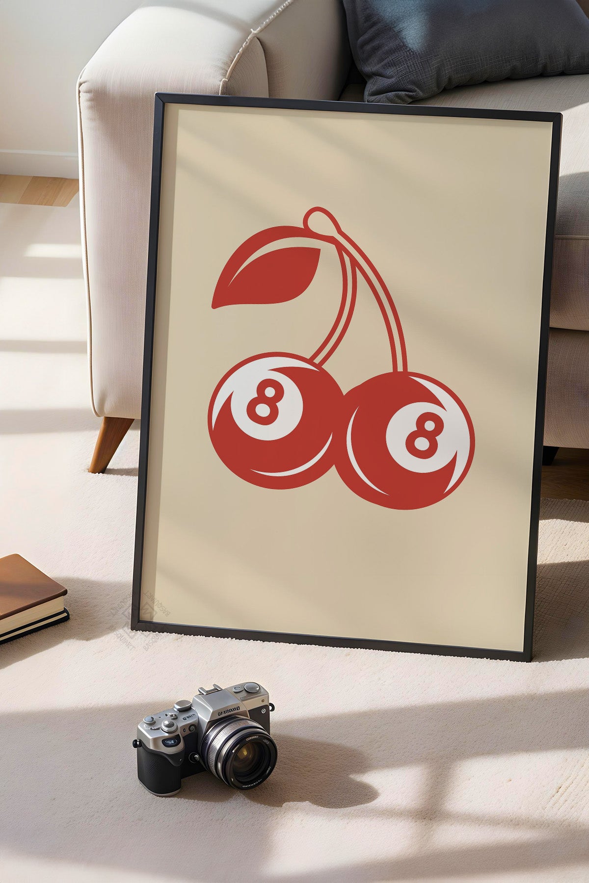 Lucky You Serisi Siyah Çerçeveli Poster, Tablo Duvar Dekoru No:69
