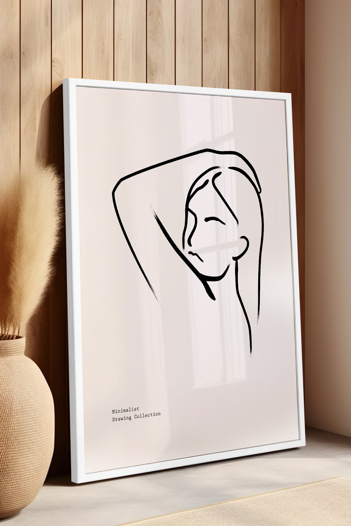 Bohemian Serisi Beyaz Çerçeveli Poster, Tablo No:87