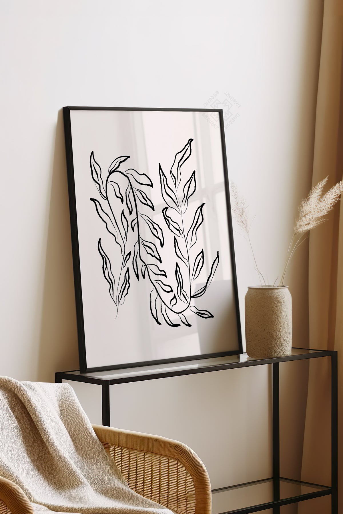 Bohemian Serisi Siyah Çerçeveli Poster, Tablo No:113