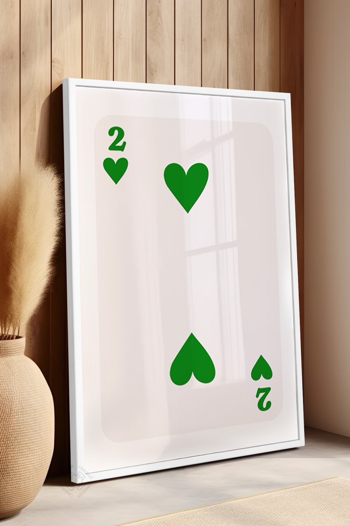 Lucky You Serisi Beyaz Çerçeveli Poster, Tablo Duvar Dekoru No:139