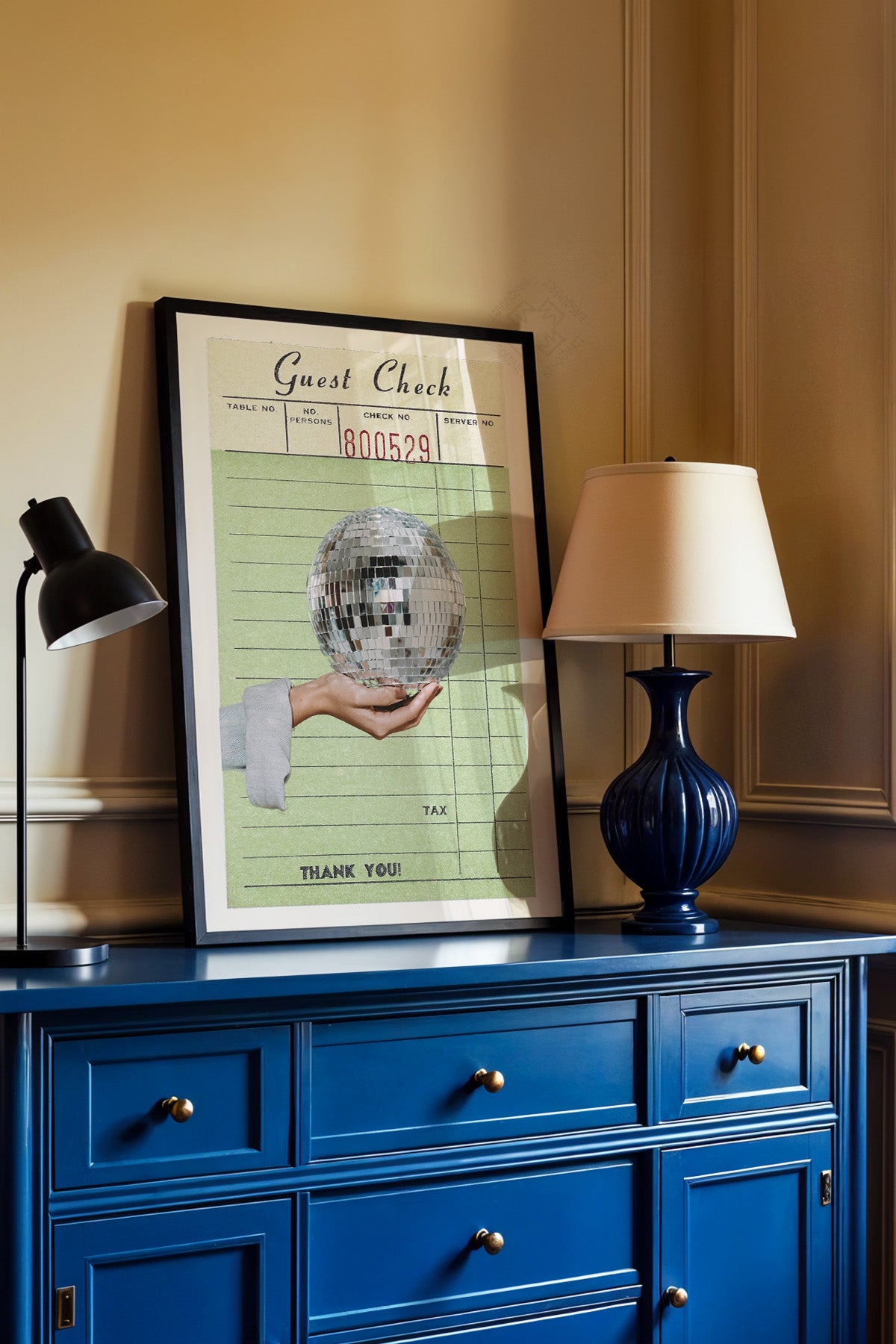 Lucky You Serisi Siyah Çerçeveli Poster, Tablo Duvar Dekoru No:135