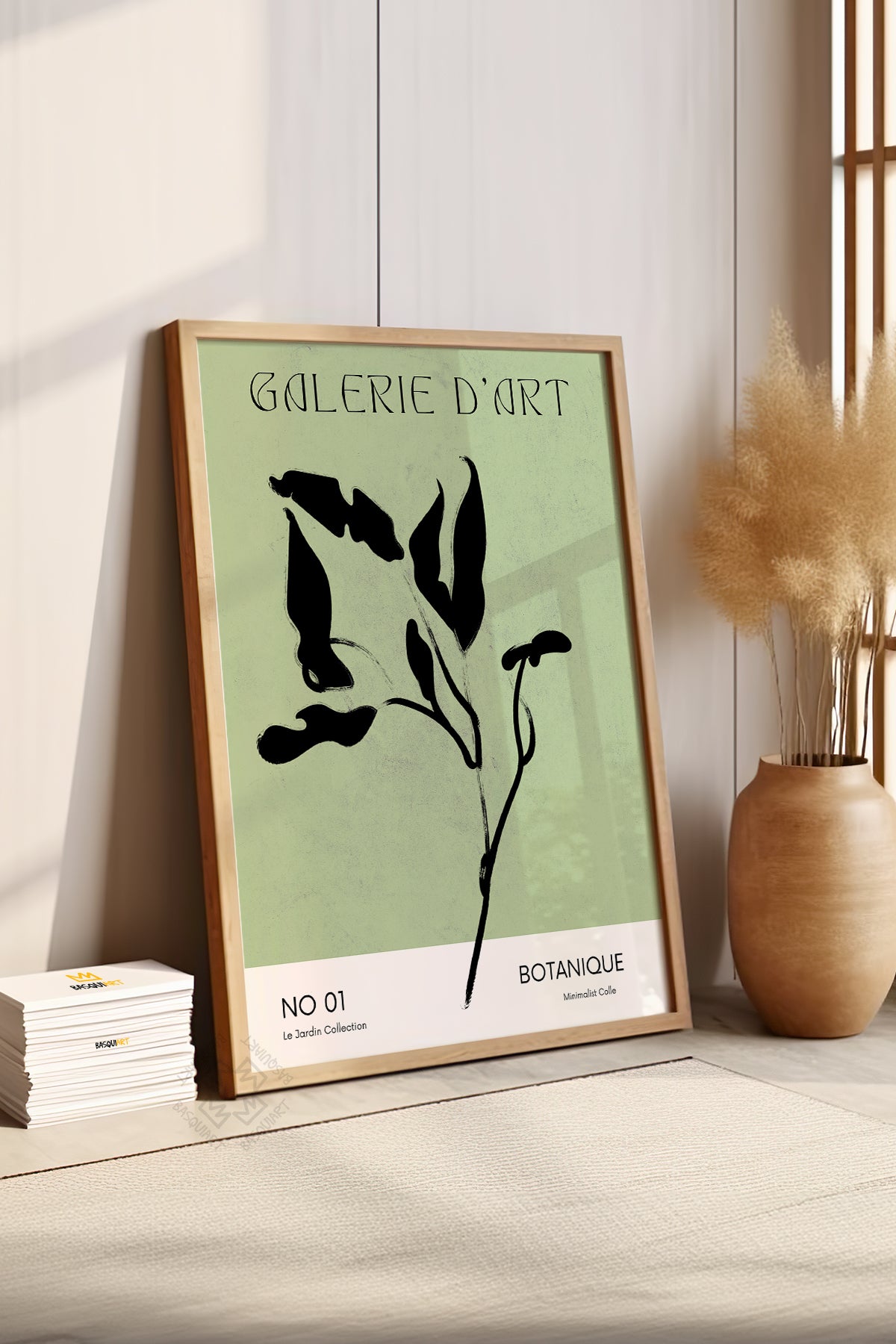 Bohemian Serisi Ahşap Çerçeveli Poster, Tablo No:46