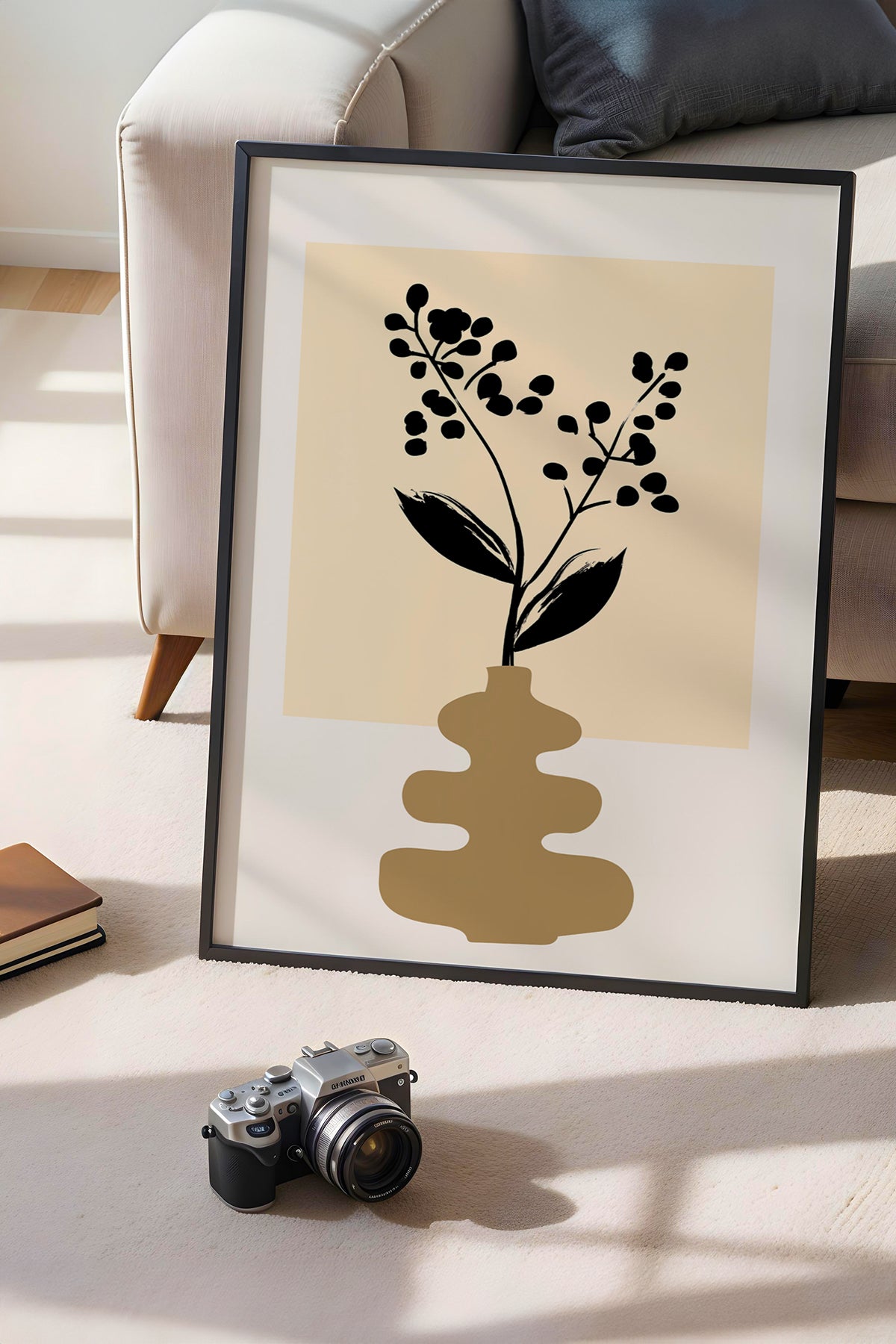 Bohemian Serisi Siyah Çerçeveli Poster, Tablo No:121